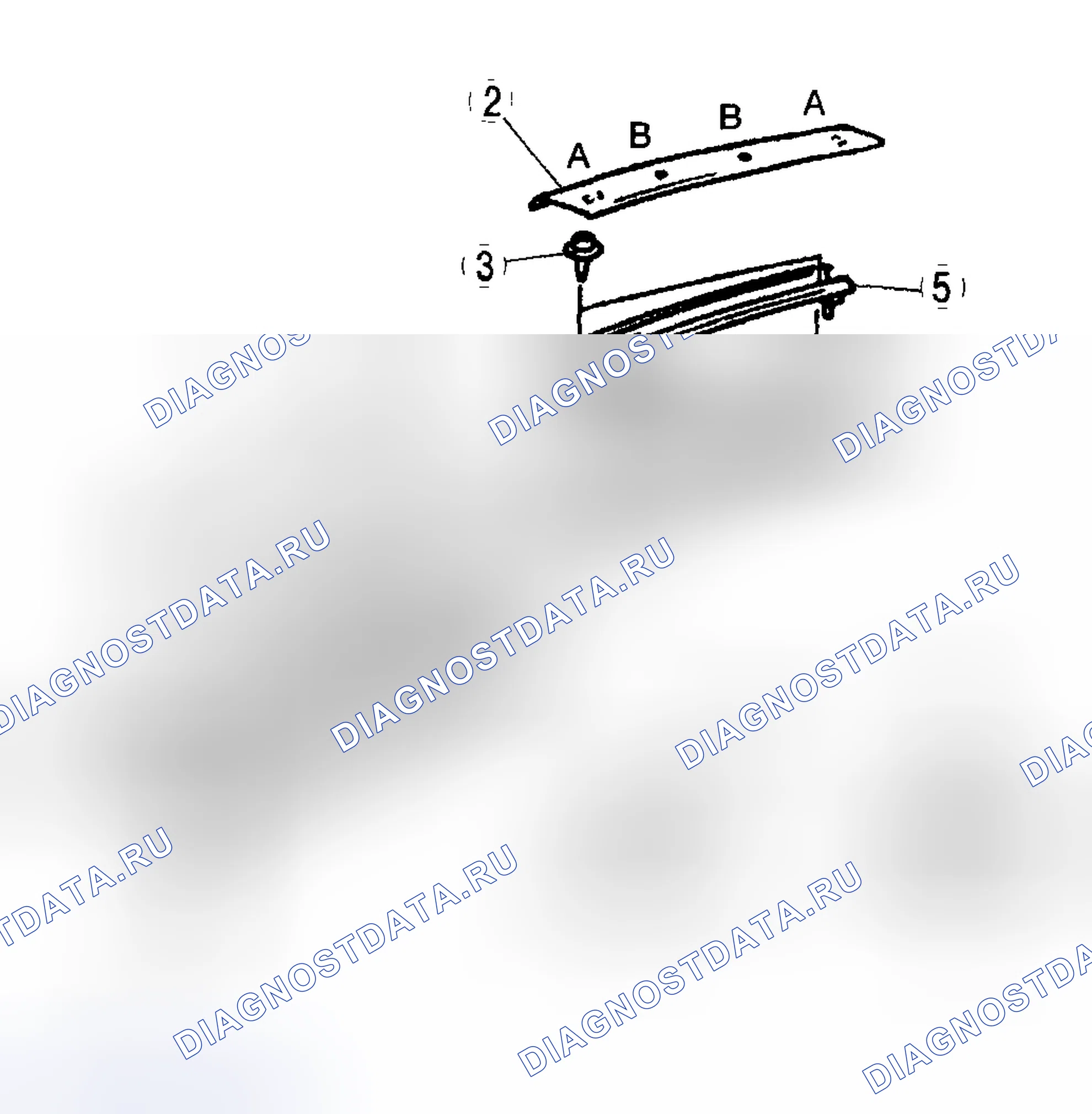 Рис. 17: РАЗБОРКА / СБОРКА СТОЙКИ КРЫШИ. Mazda Protege BJ