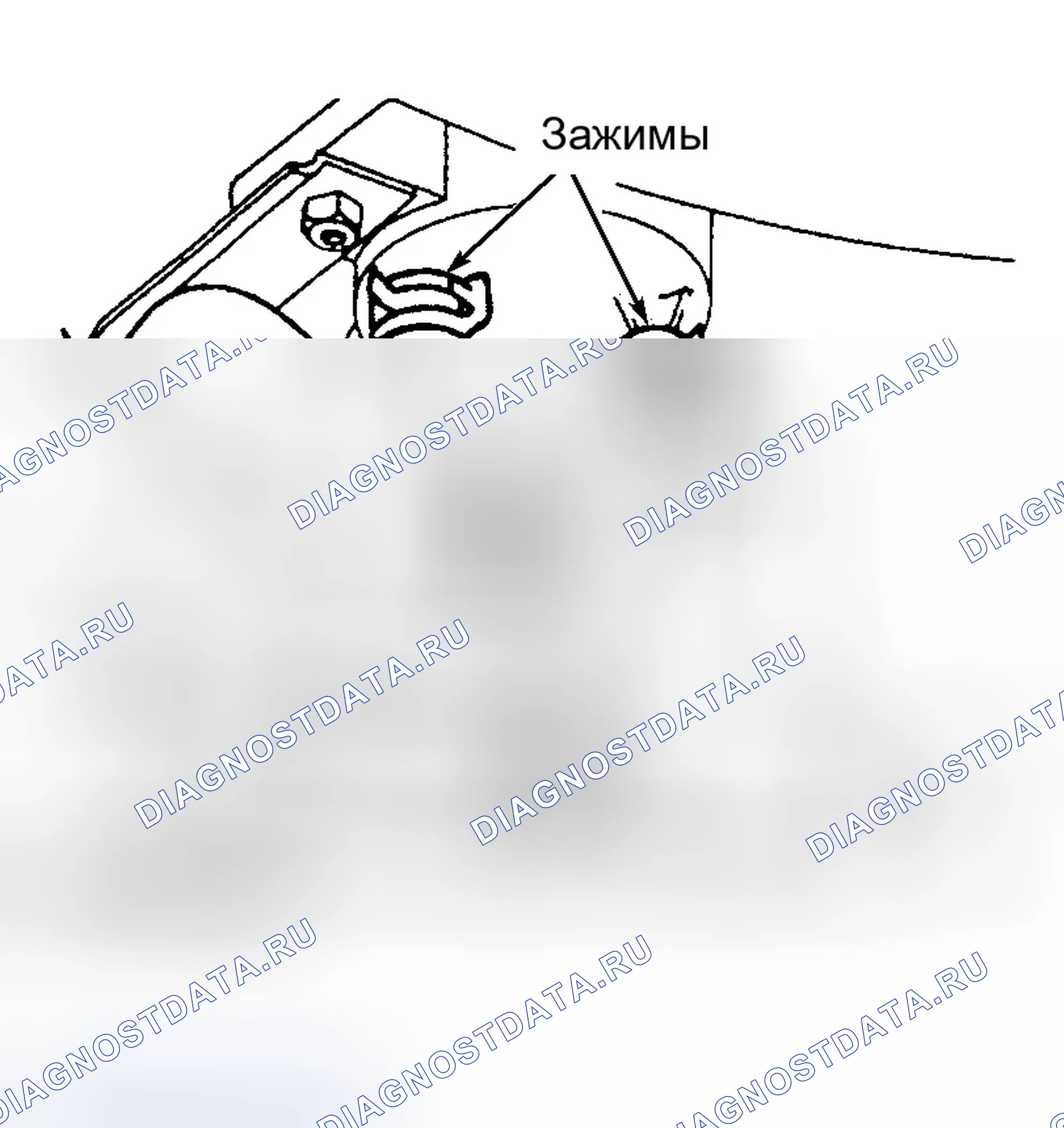 Рис. 24: Демонтаж и монтаж (4.2L). Ford Pickup F350 
