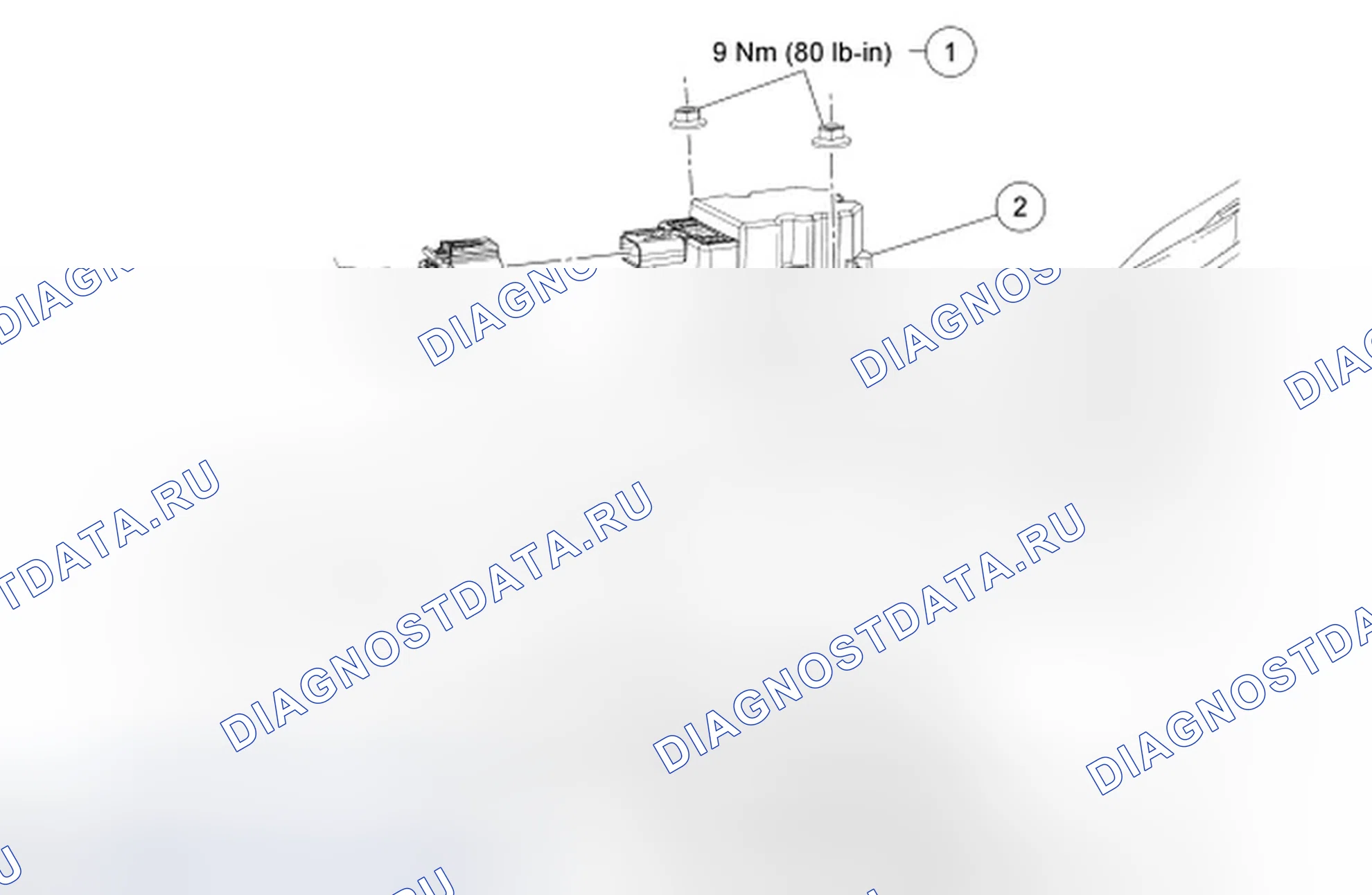 Рис. 28: Блок датчиков контроля стабильности. Ford Edge I