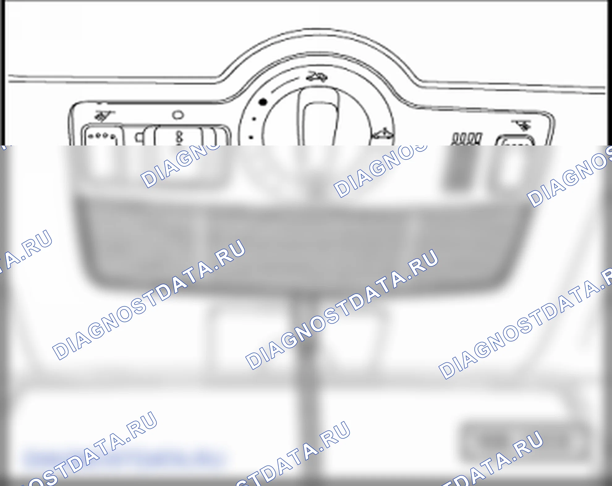 Подсветка и выключатели в обивке потолка. Volkswagen Touran I