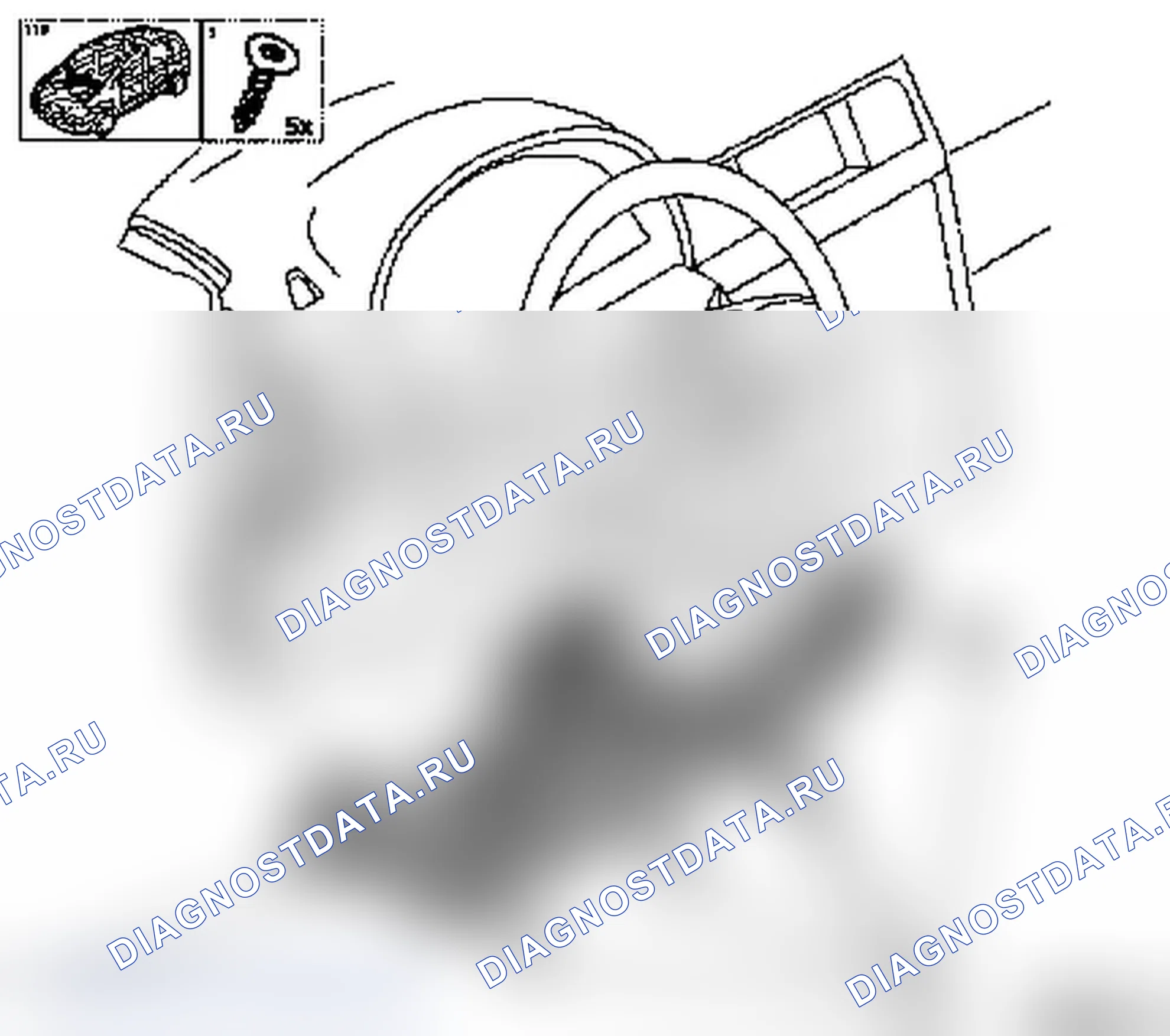 Замена датчика положения педали (Y 30 DT). Opel Vectra C