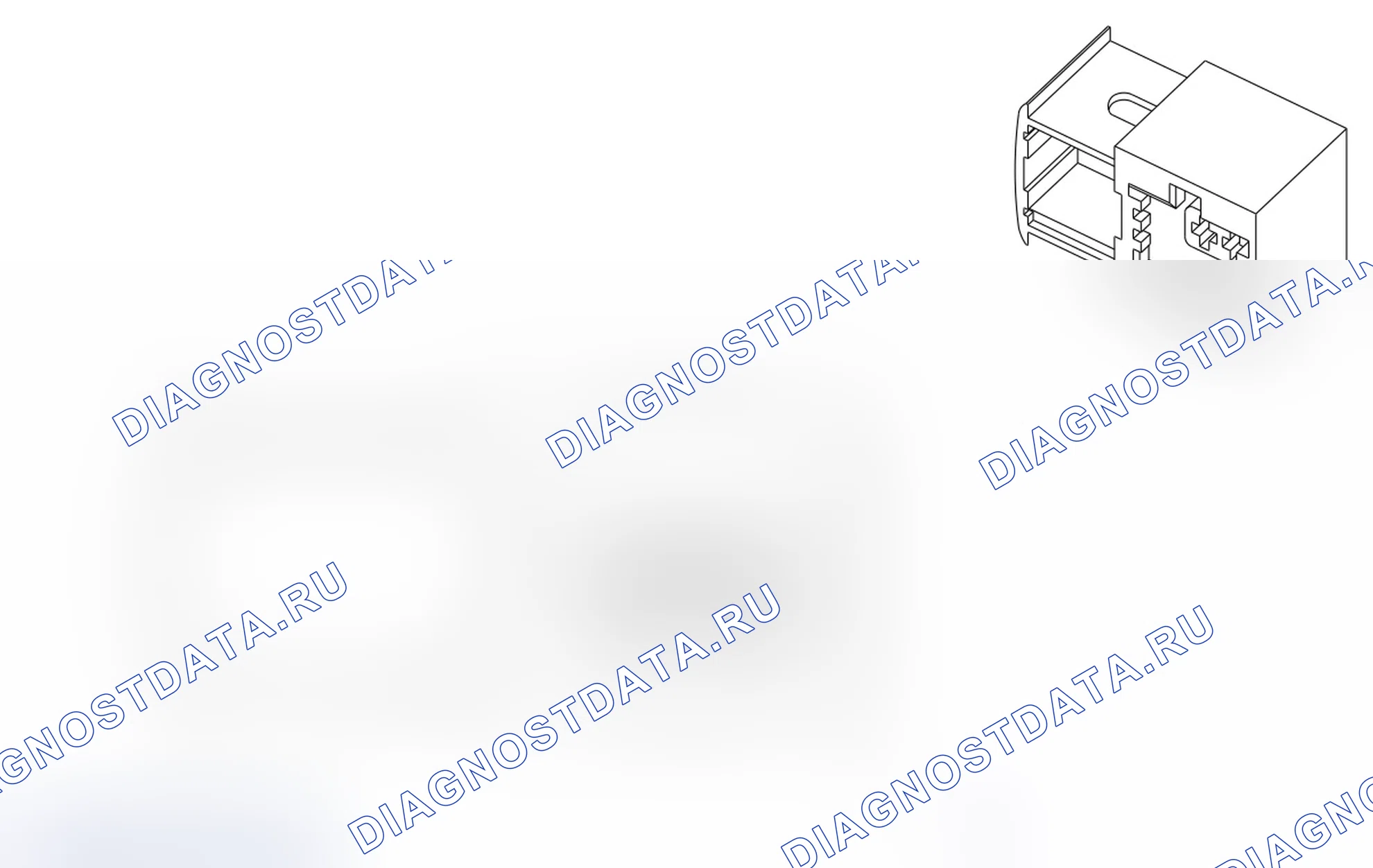 Распиновка разъёма B170. Opel Agila B