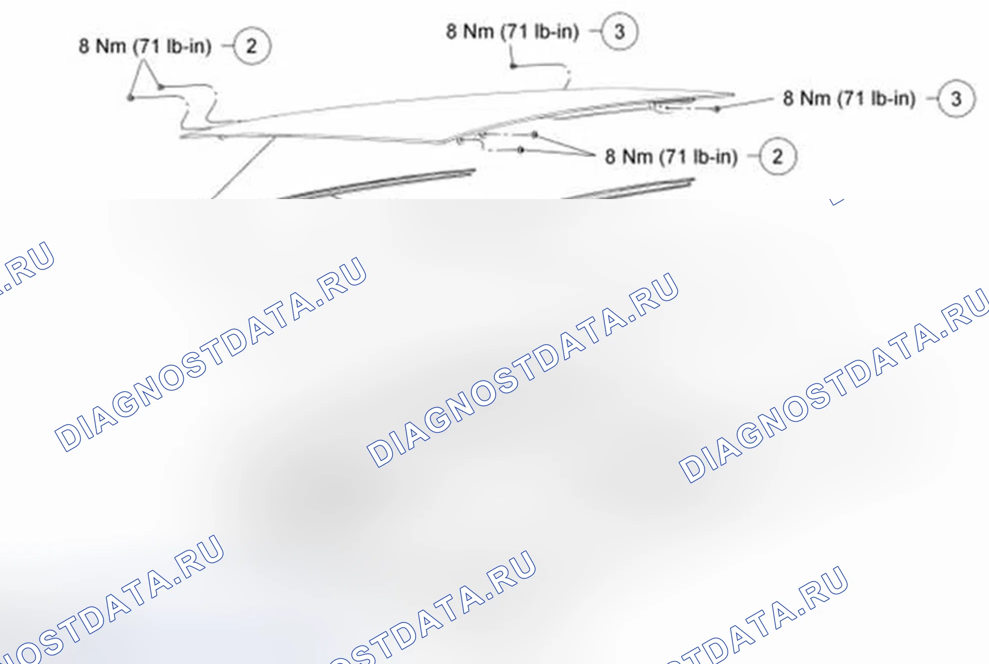 Рис. 51: Скользящее стекло, жалюзи и первичное уплотнение. Ford Edge I рестайлинг