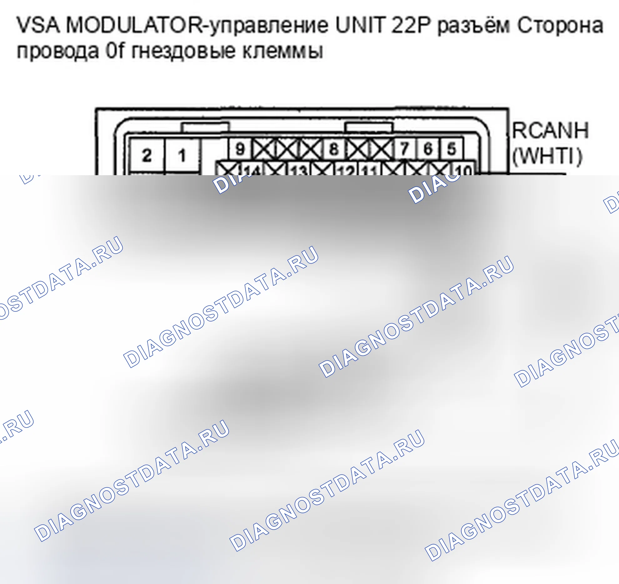 Рис. 43: расшифровка кода ошибки 86-15: Связь F-CAN с частотой рыскания - неисправность датчика ускорения. Honda Crosstour I