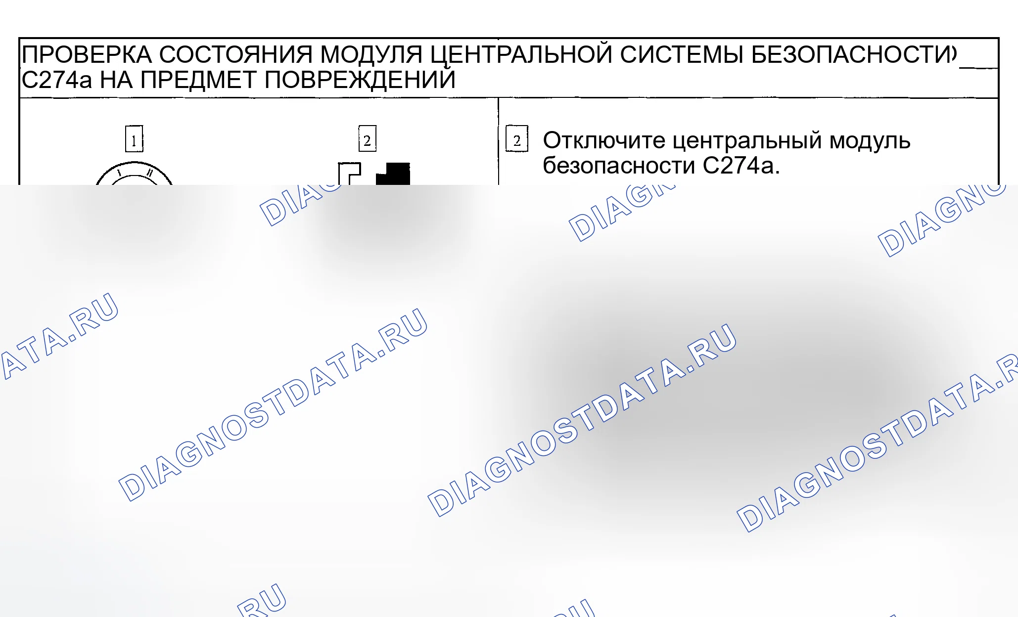 Рис. 14: диагностический тест E: Центральный модуль безопасности не реагирует на диагностический инструмент. Ford Explorer Sport Trac I