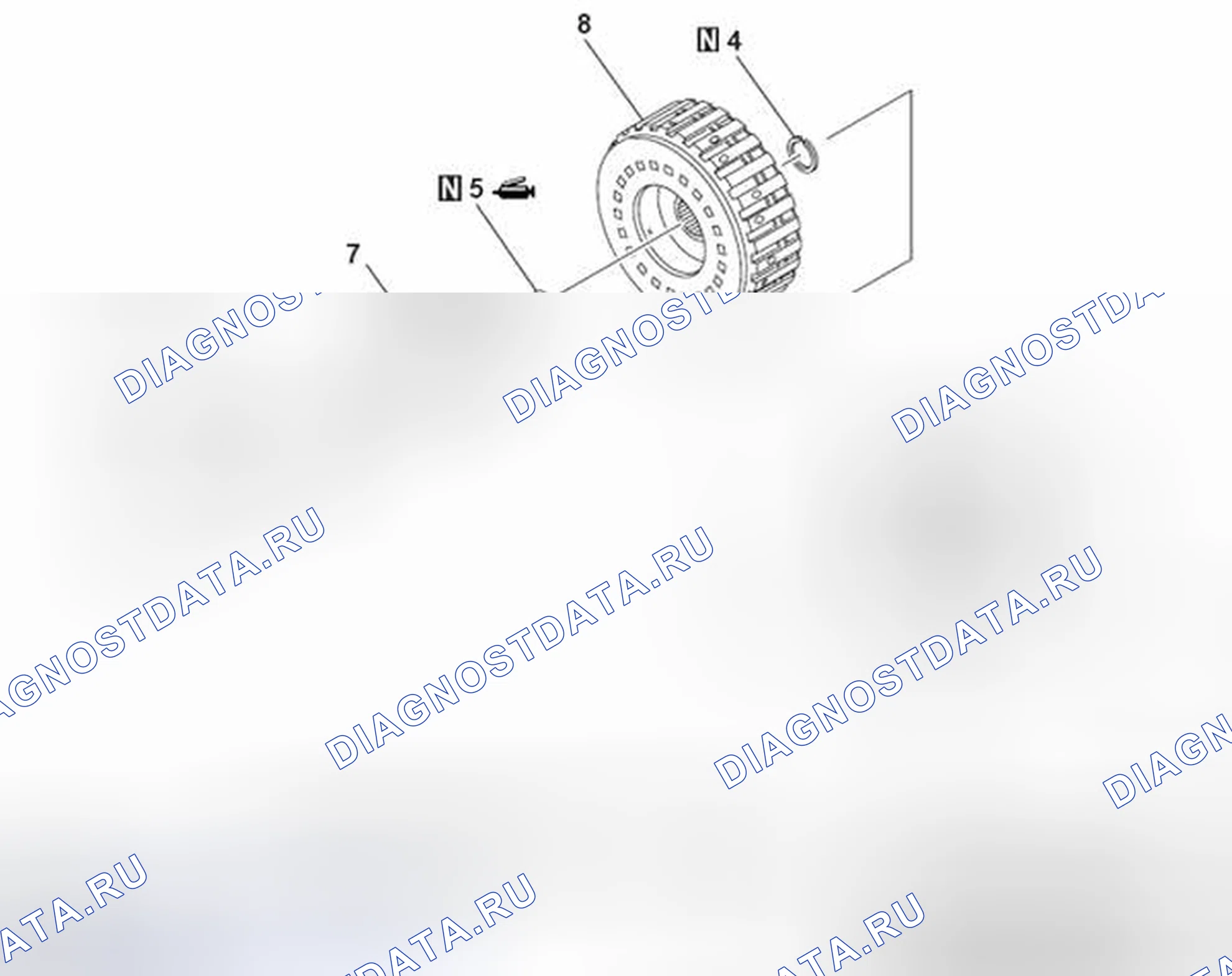 Рис. 262: РАЗБОРКА И СБОРКА. Mazda MX-5 NB