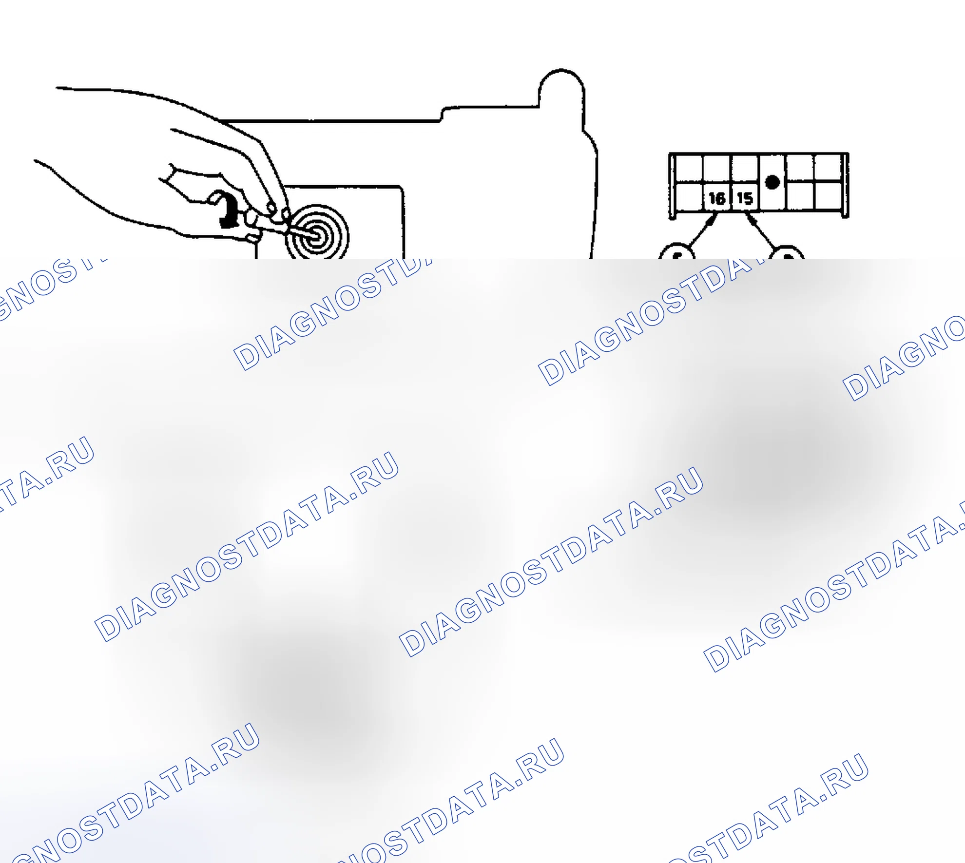 Рис. 38: ДАТЧИК СКОРОСТИ АВТОМОБИЛЯ (ЦИФРОВАЯ ПРИБОРНАЯ ПАНЕЛЬ). Nissan Sentra B13