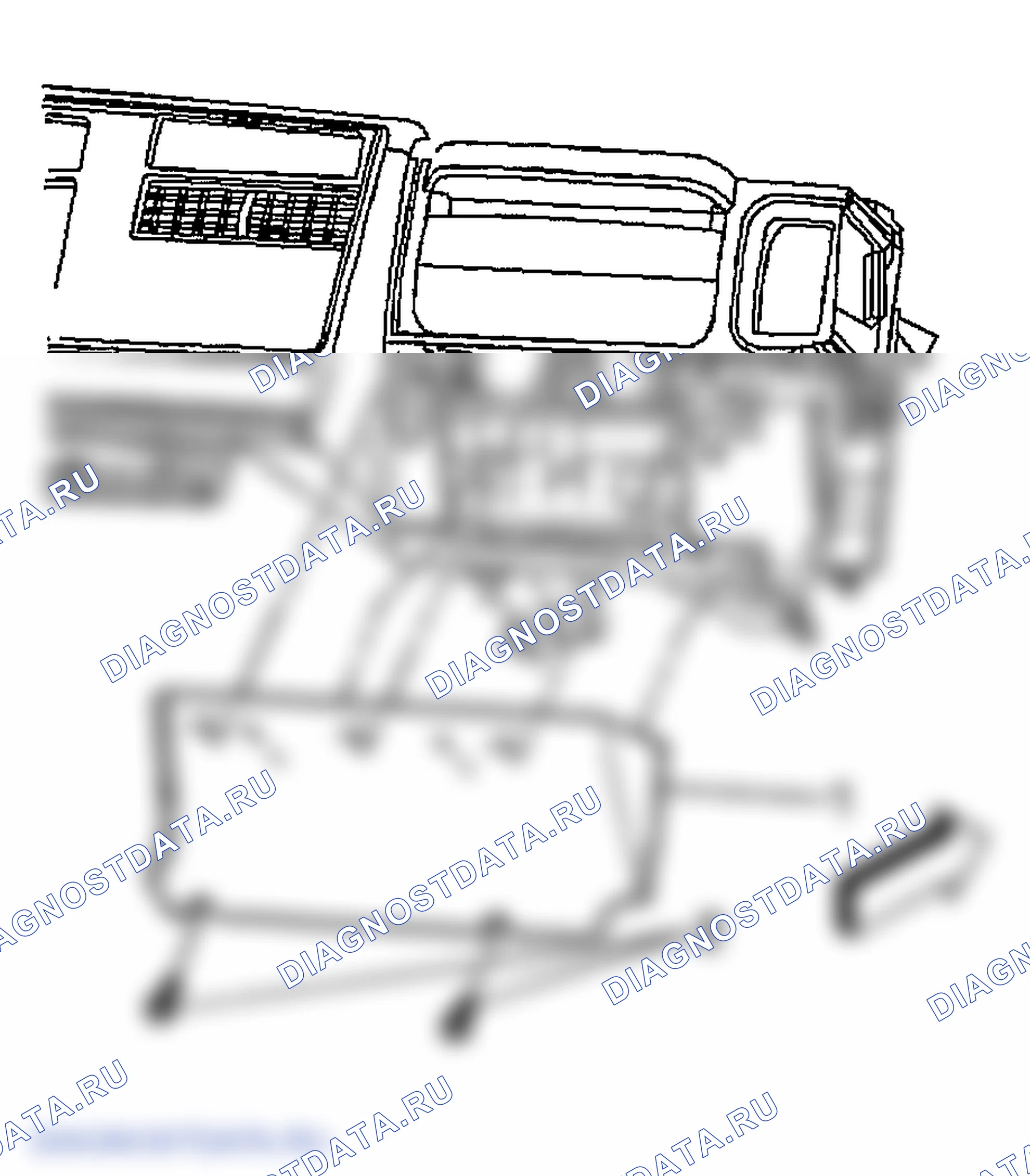 Рис. 45: Порядок демонтажа. GMC Savana H2500 