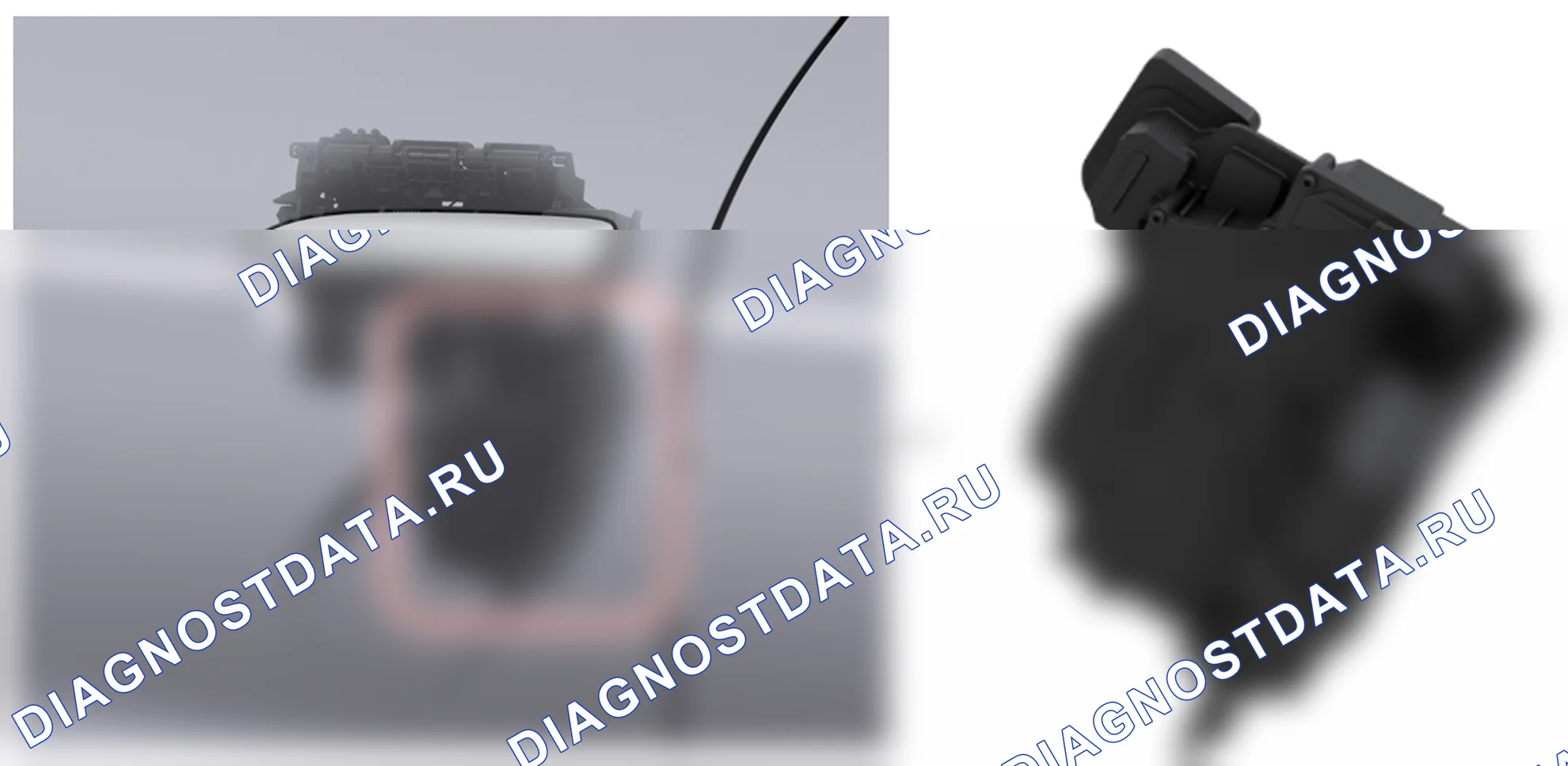 Привод центрального замка. Porsche Taycan J1