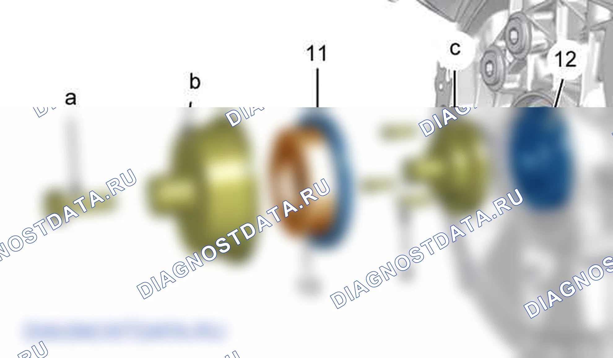 Снятие - установка: сальники двигателя — b1bg3i7d. Citroen C4 Picasso I