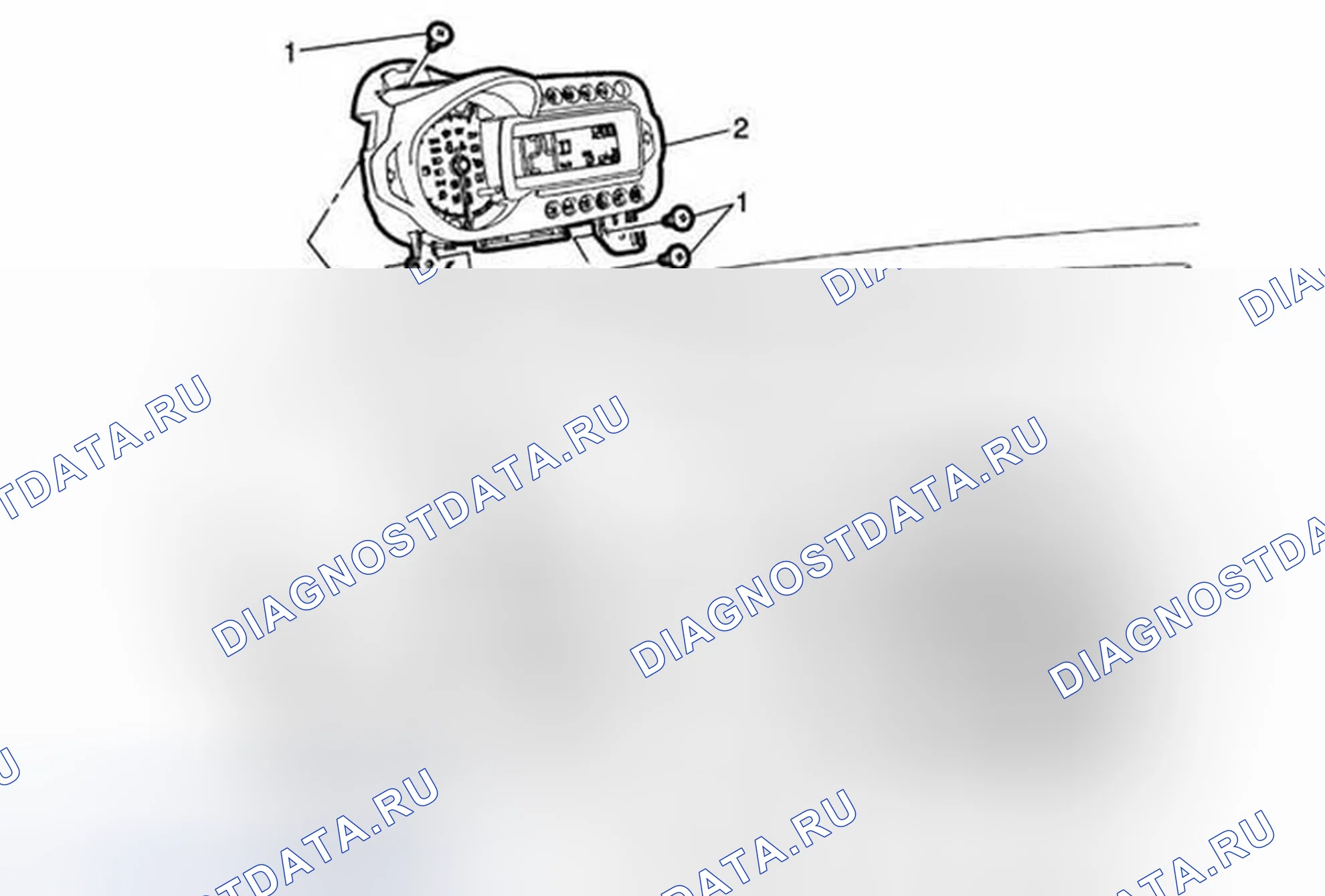 Рис. 6: Замена приборной панели. Chevrolet Sonic I