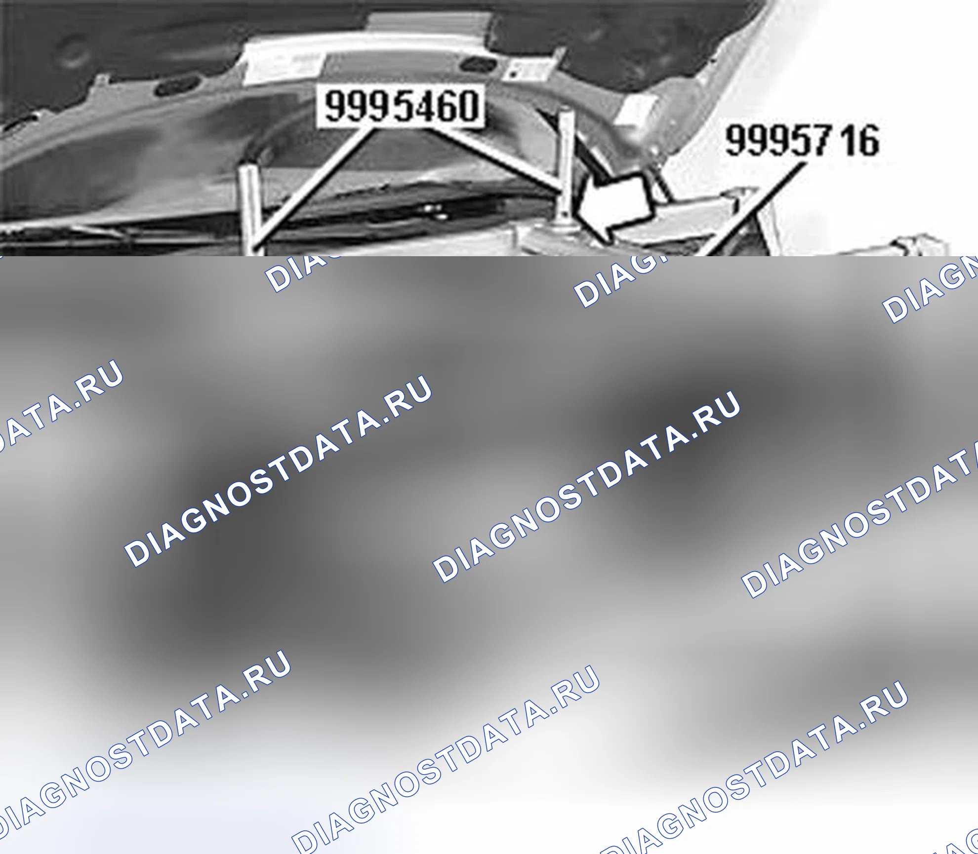 Рис. 55: Опускание двигателя и коробки передач. Volvo S60 I