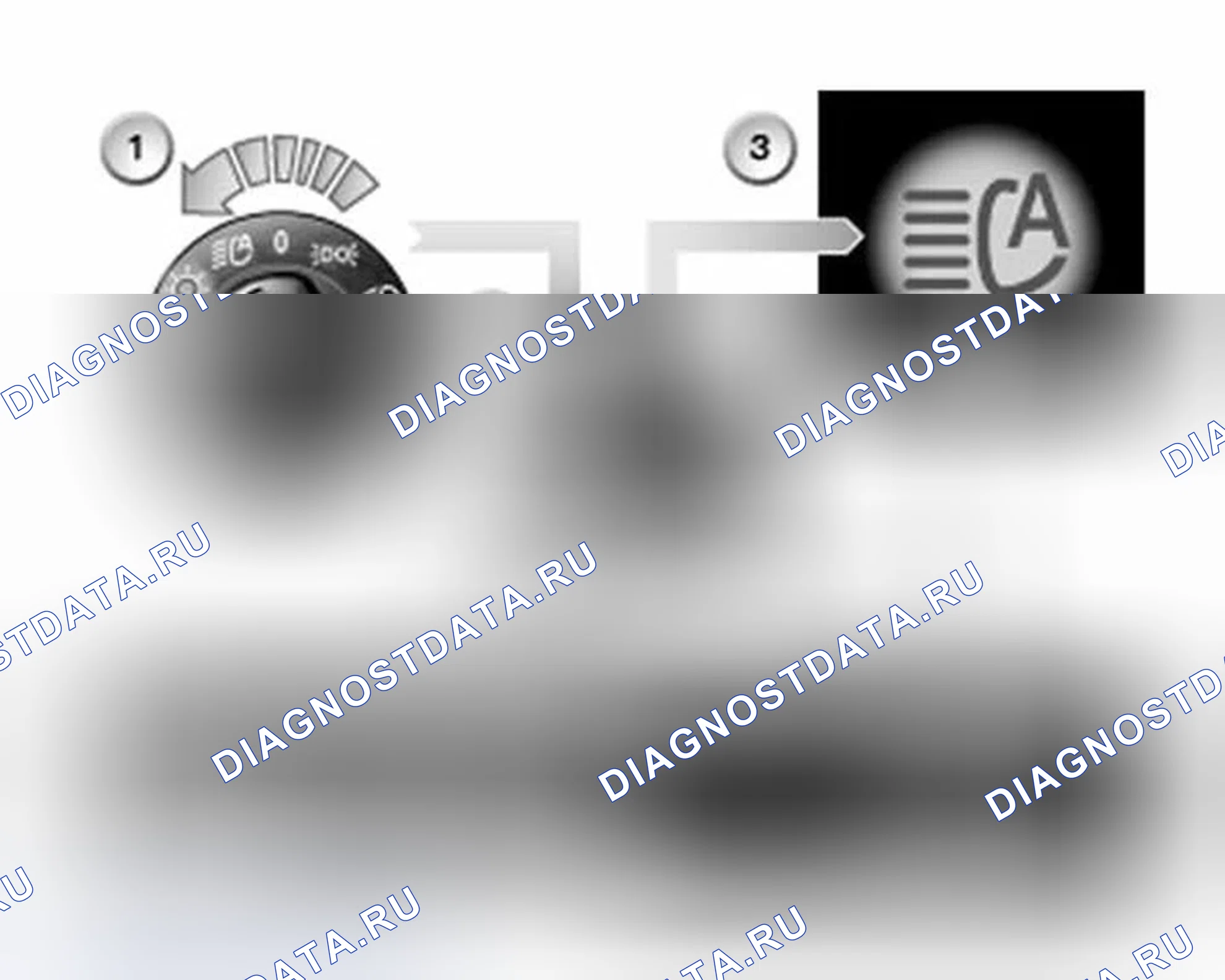 Рис. 35: Активация Main-Beam Assistant. BMW M6 E63/E64