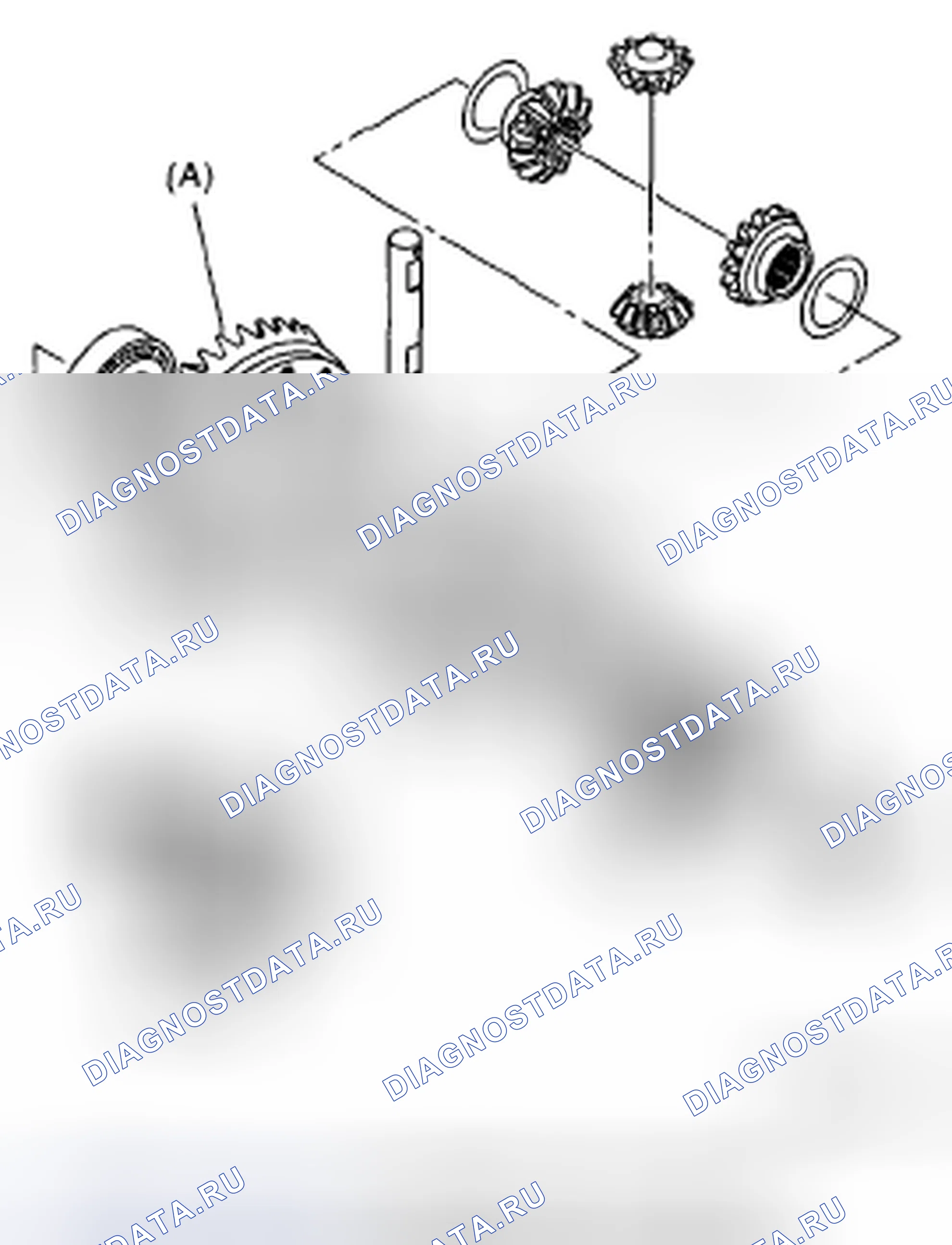 Рис. 109: ДИФФЕРЕНЦИАЛЬНЫЙ КАРТЕР В СБОРЕ. Subaru Impreza WRX GD/GG рестайлинг 2