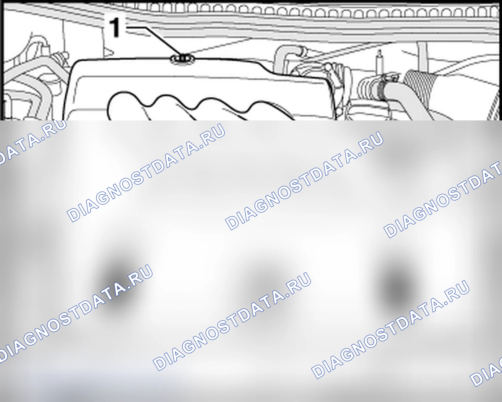 Рис. 239: КРЫШКА ДВИГАТЕЛЯ, 2,0 Л, СНЯТИЕ И УСТАНОВКА. Volkswagen New Beetle A4 рестайлинг