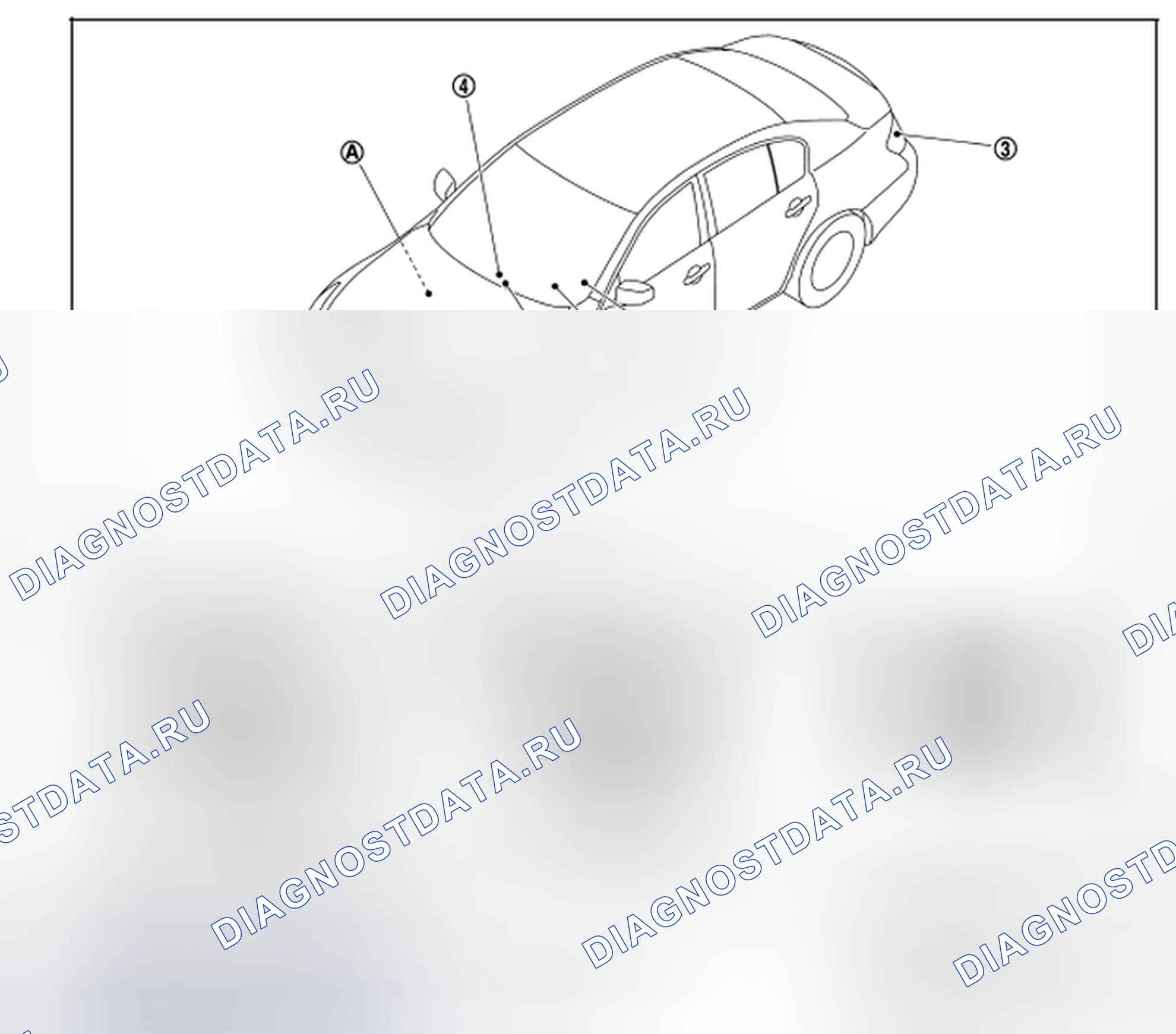 Рис. 11: Расположение компонентов. Infiniti G35 IV