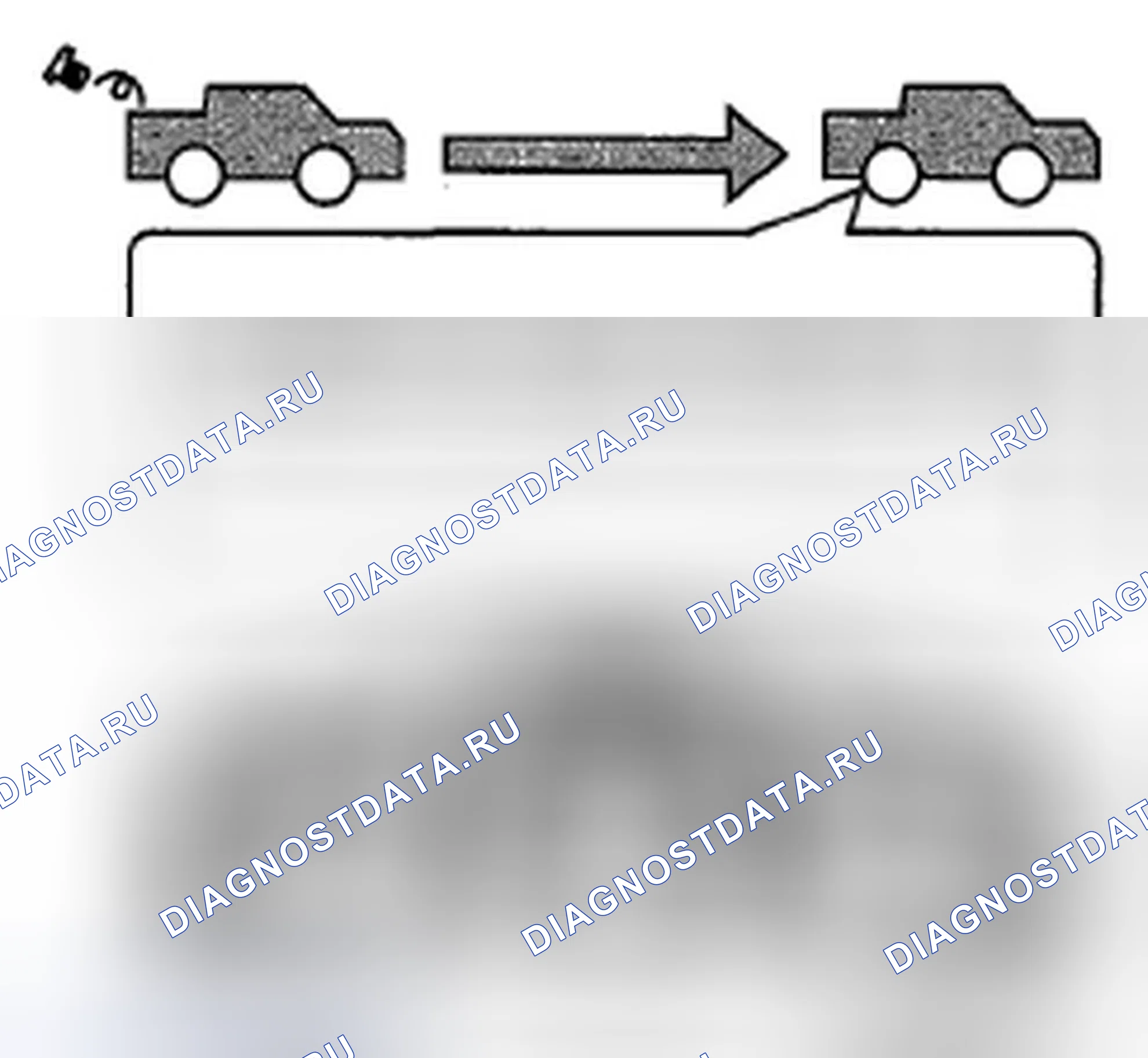Рис. 61: Предупреждающее сообщение о топливной пробке. Honda Ridgeline I рестайлинг