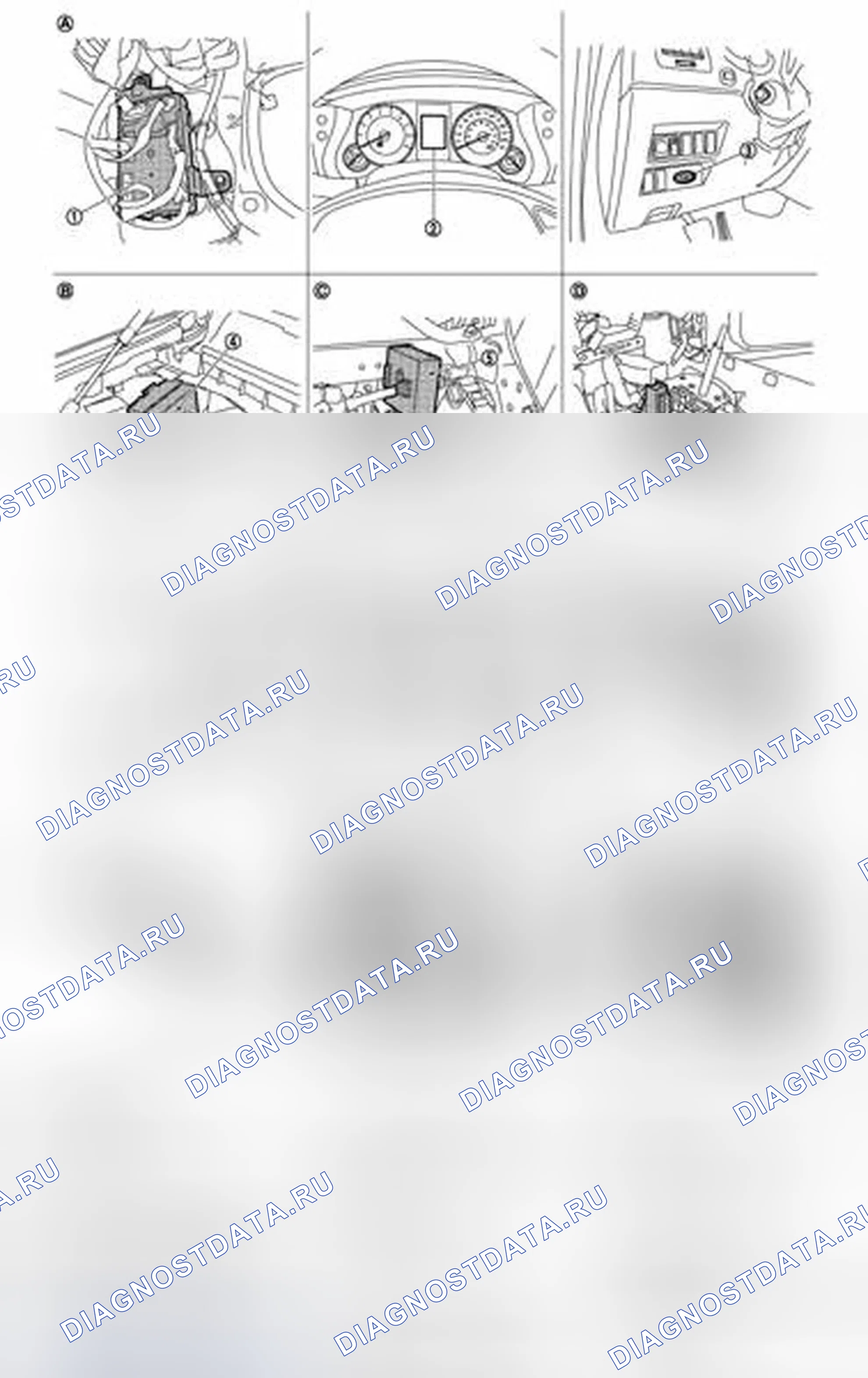 Рис. 7: ФУНКЦИЯ ДВЕРНОГО ЗАМКА: Расположение компонентов. Infiniti FX35 II