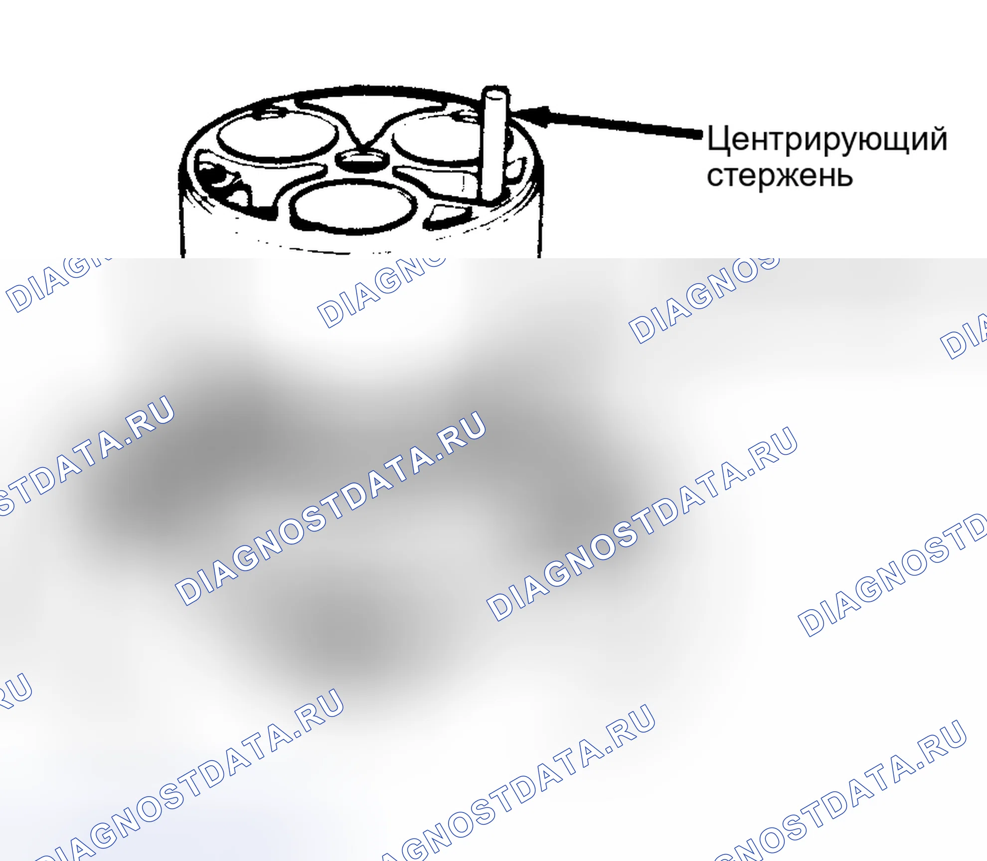 Рис. 74: ЗАМЕНА УПЛОТНИТЕЛЬНОГО КОЛЬЦА В ЦЕНТРЕ ЦИЛИНДРА. Chevrolet Suburban VIII