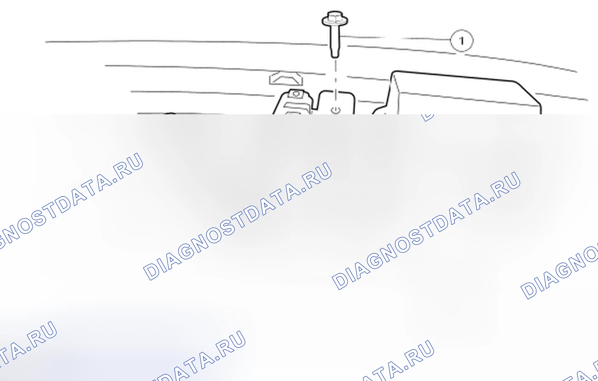 Рис. 156: Модем - антенна. Ford Pickup F250 Super Duty II