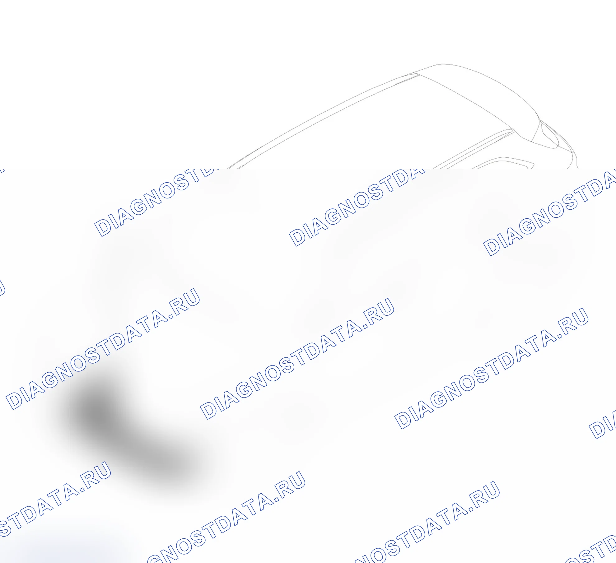 Схема расположения дефлектора под переднего бампера — Haval H6. Haval H6 III