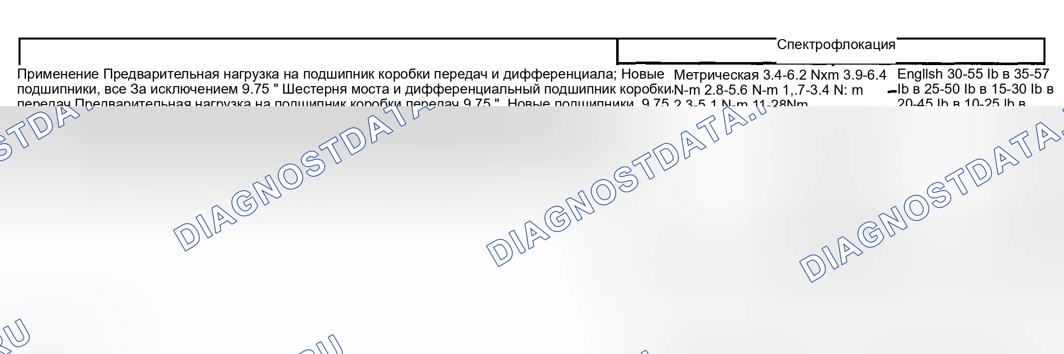 Рис. 35: Предварительный натяг подшипника шестерни и подшипника дифференциала. GMC Sierra 2500 