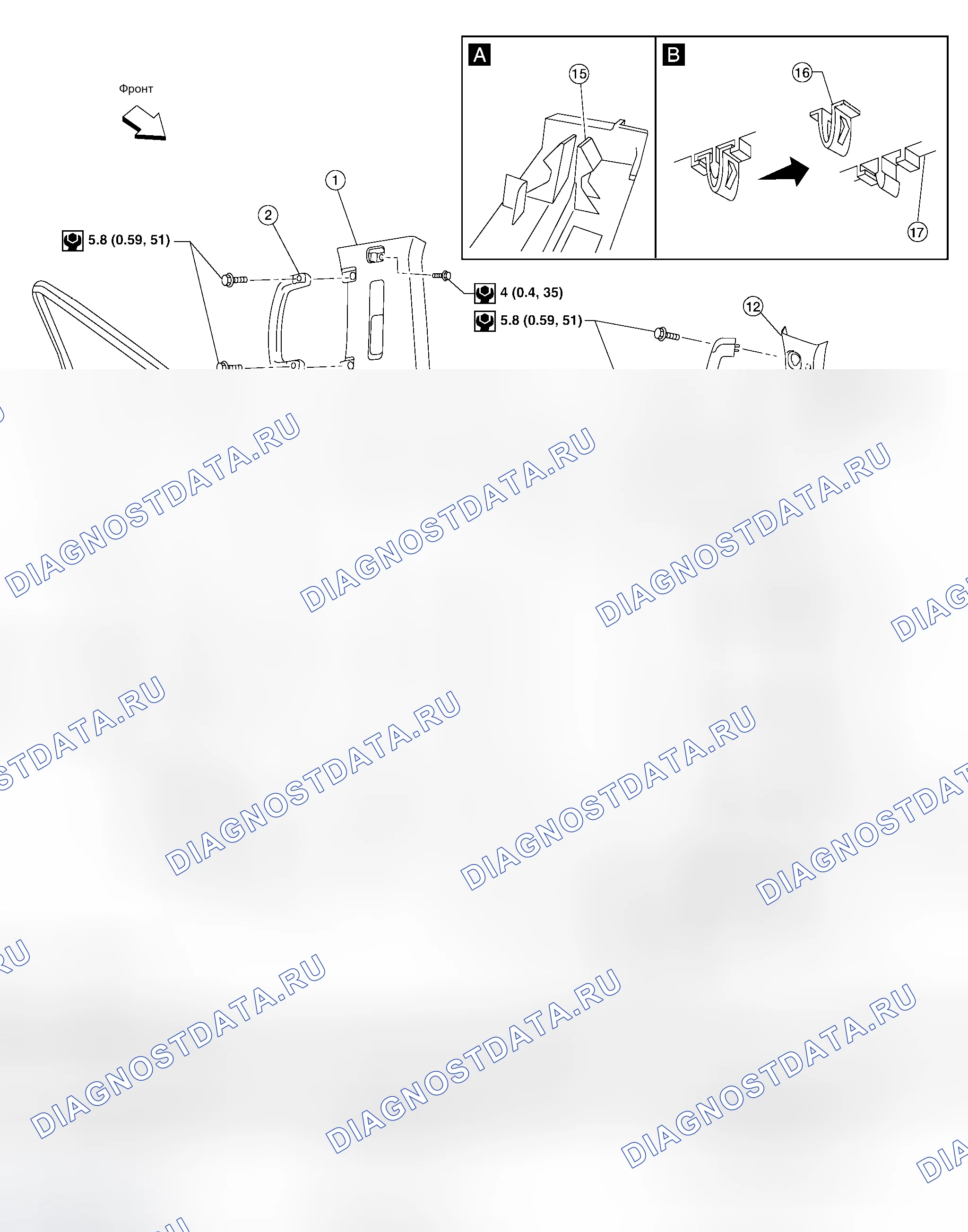 Рис. 17: КАБИНА ЭКИПАЖА. Honda Odyssey I