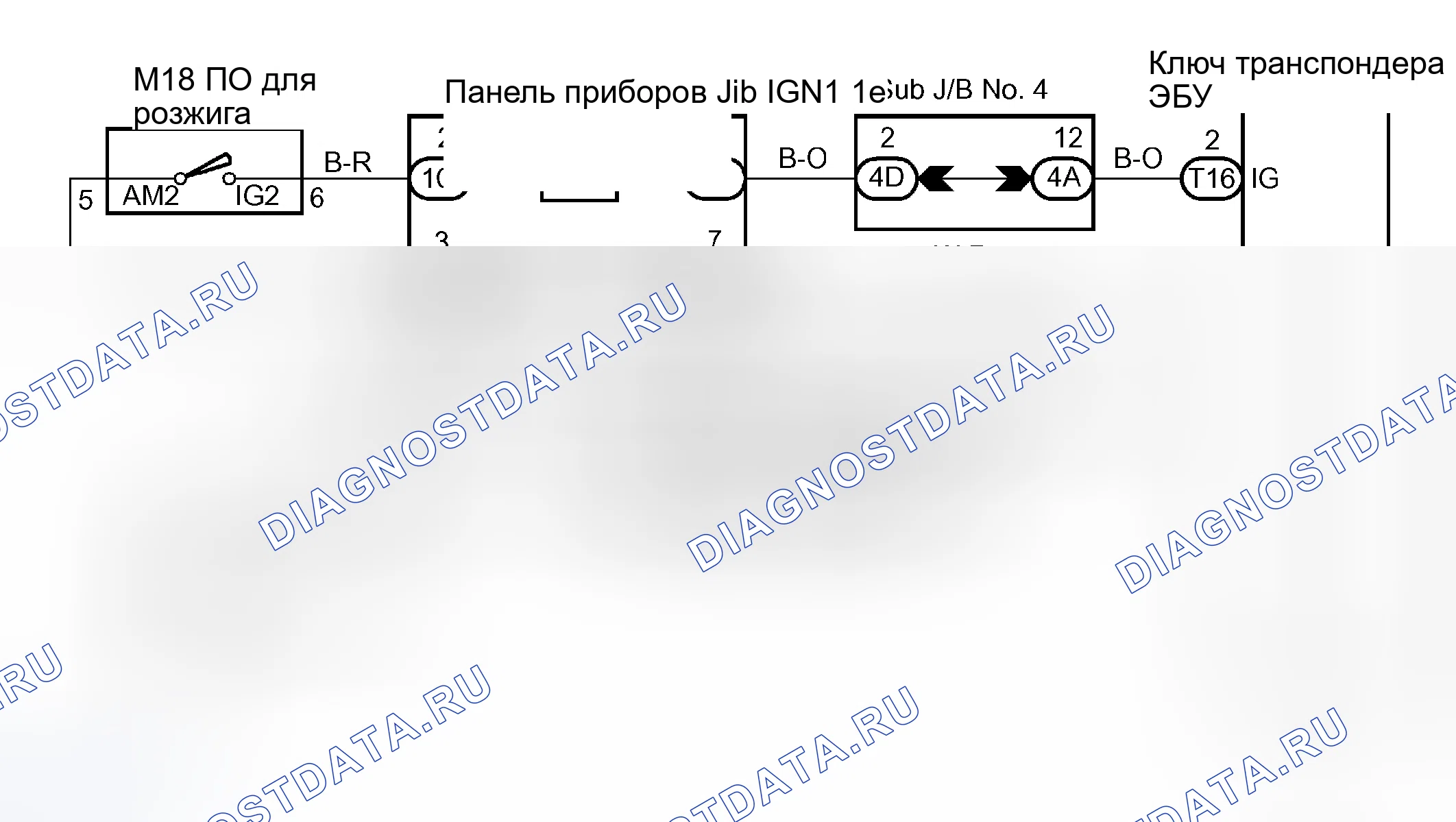 Рис. 20: электросхема. Toyota Sequoia I рестайлинг