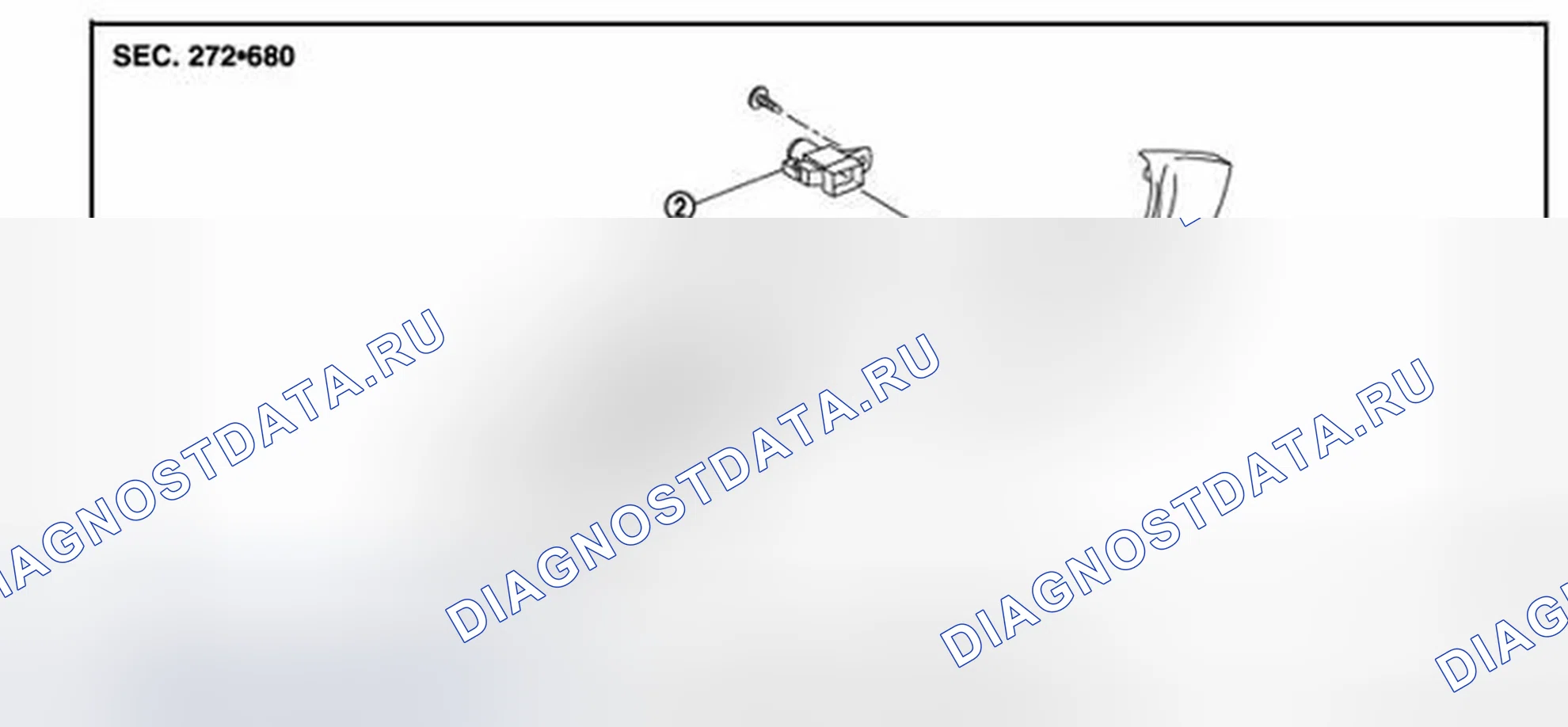Рис. 99: Разнесенный вид. Infiniti Q60 I