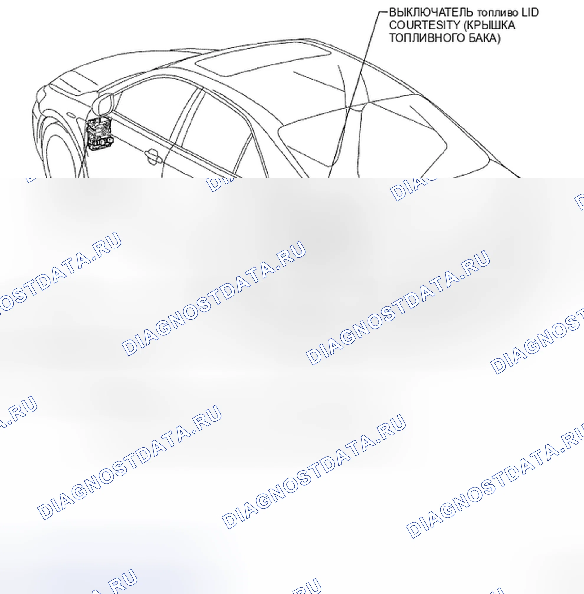 Рис. 386: РАСПОЛОЖЕНИЕ ДЕТАЛЕЙ. Toyota Camry XV40