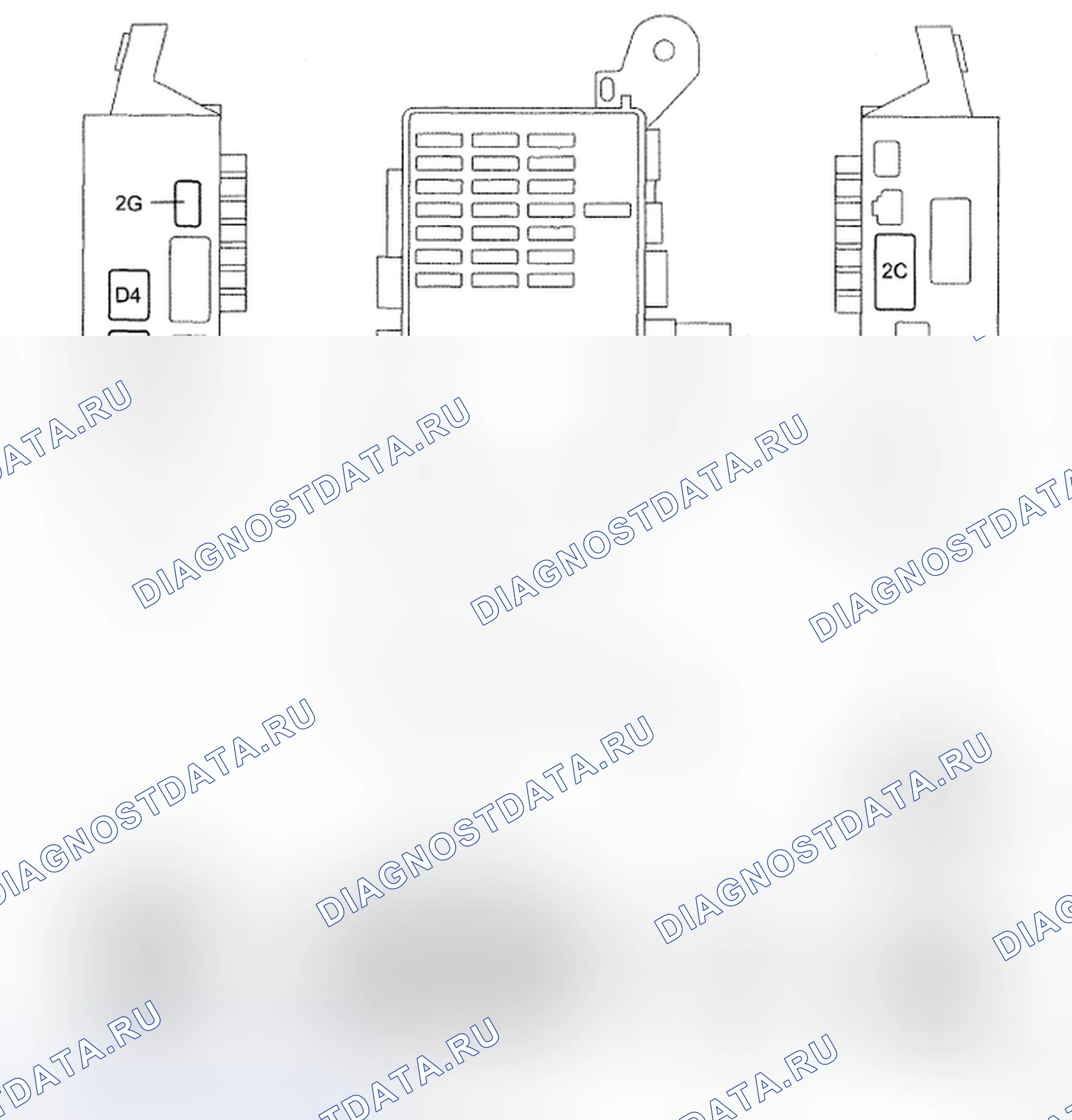 Рис. 38: КЛЕММЫ ЭБУ. Honda CR-V VI