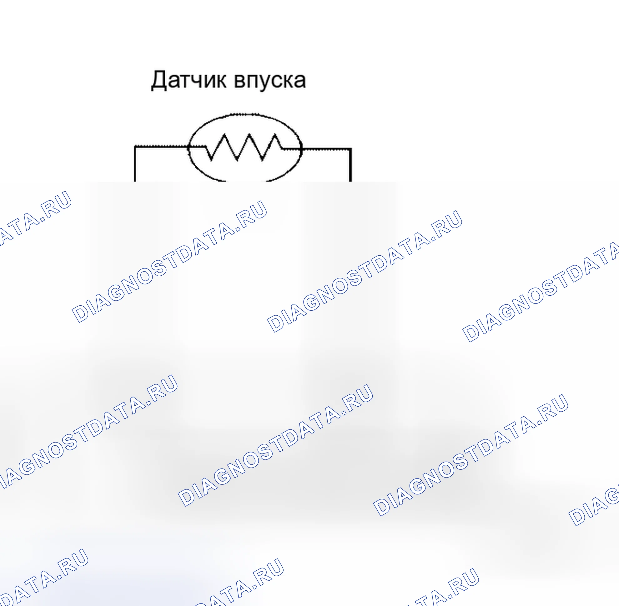 Рис. 43: ПРОЦЕДУРА ДИАГНОСТИКИ ДАТЧИКА ВПУСКА. Honda Jazz AA I