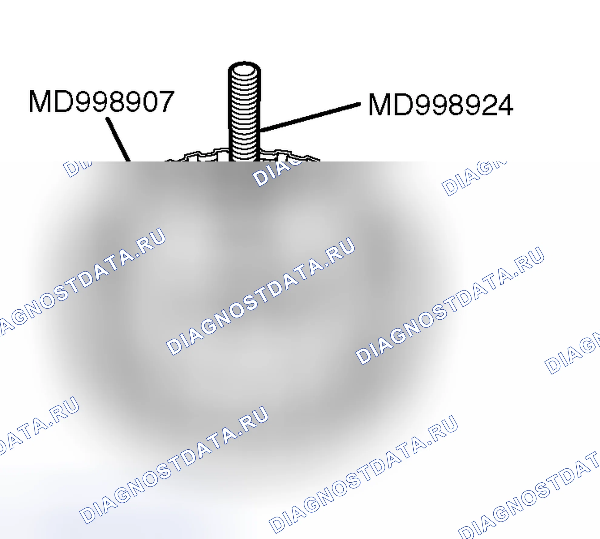Рис. 311: < < A > > СНЯТИЕ СТОПОРНОГО КОЛЬЦА. Mitsubishi Endeavor I