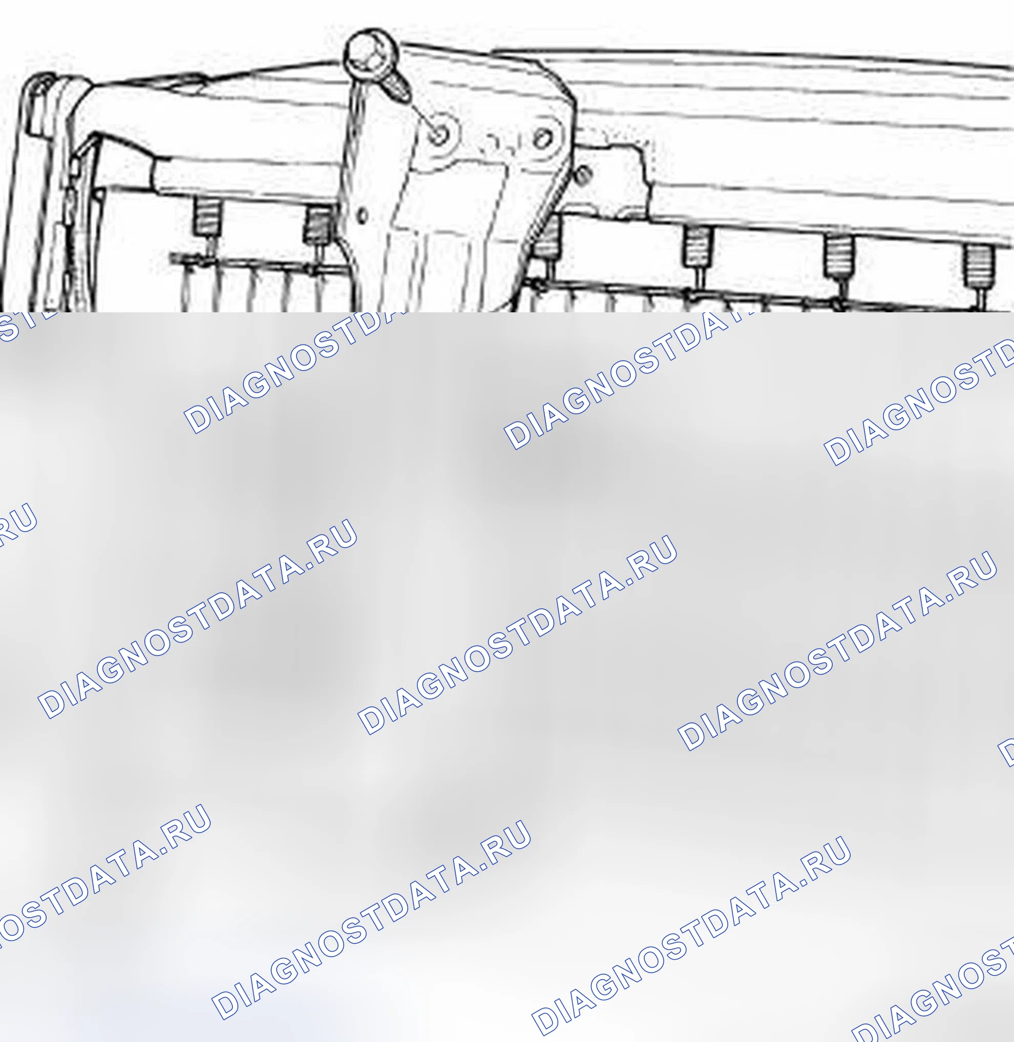 Рис. 324: ДЕМОНТАЖ. Chrysler Town & Country V рестайлинг