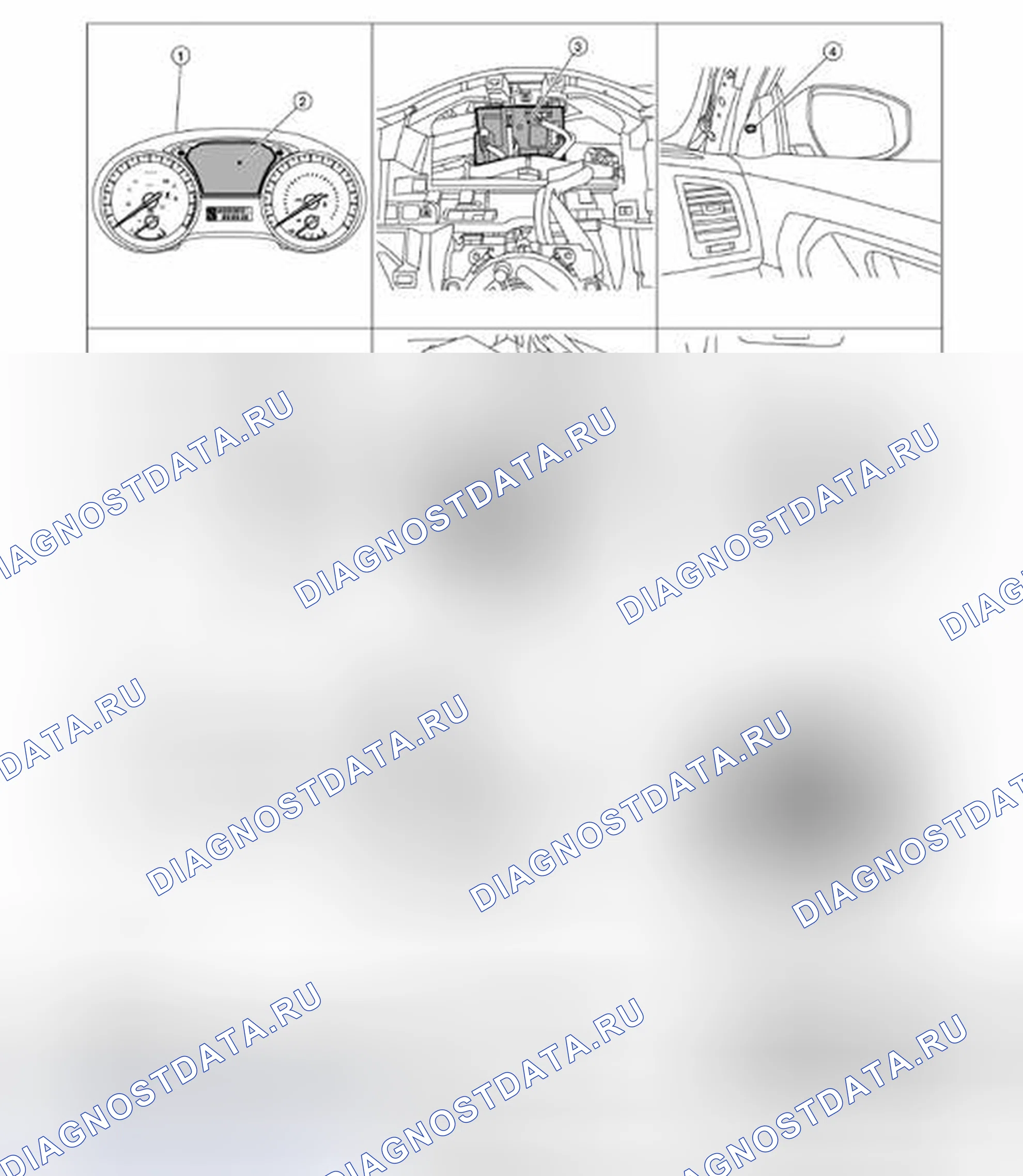 Рис. 121: Расположение компонентов. Nissan Altima L33