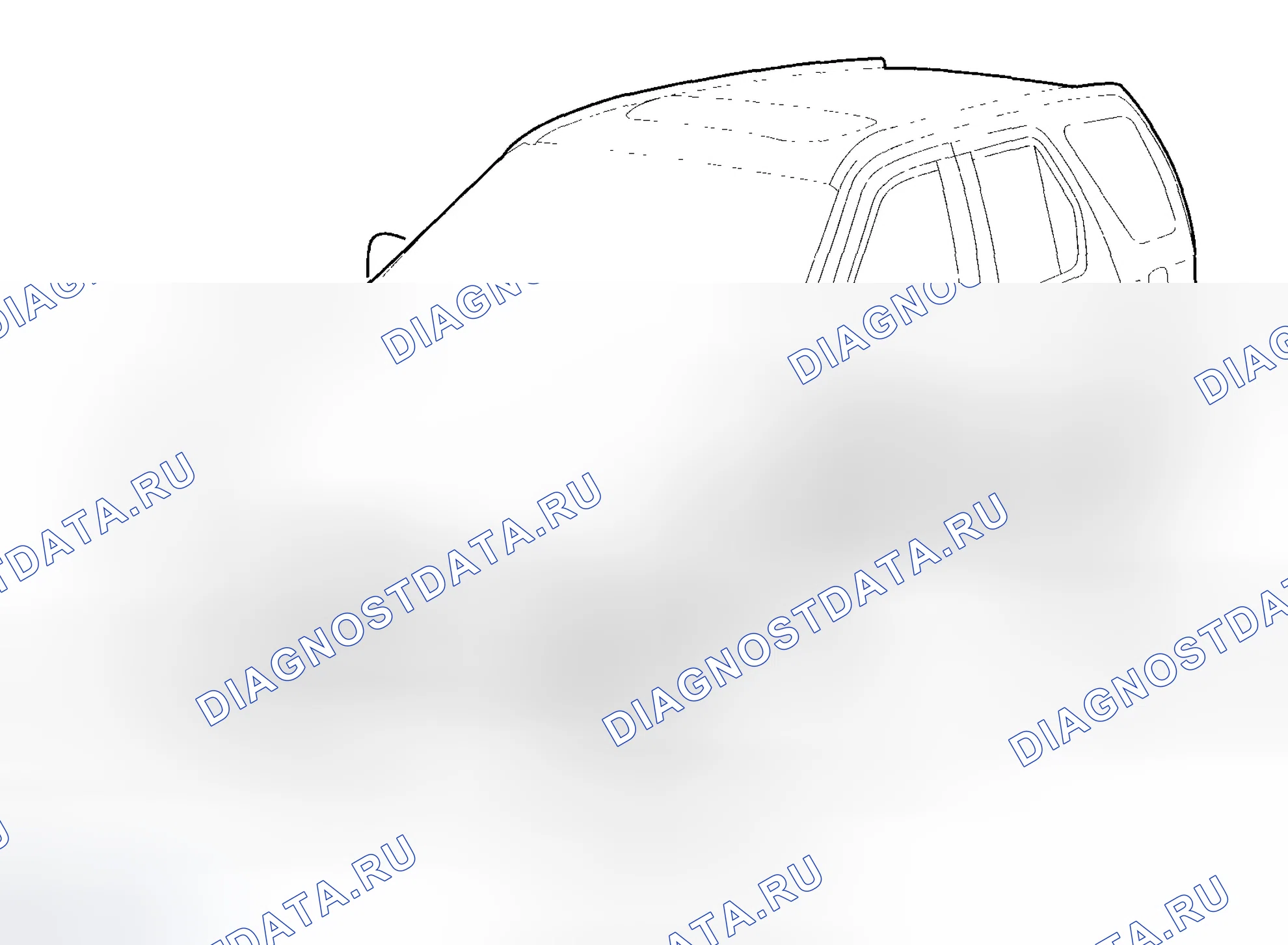 Рис. 2: Индекс расположения компонентов. Honda CR-V II рестайлинг