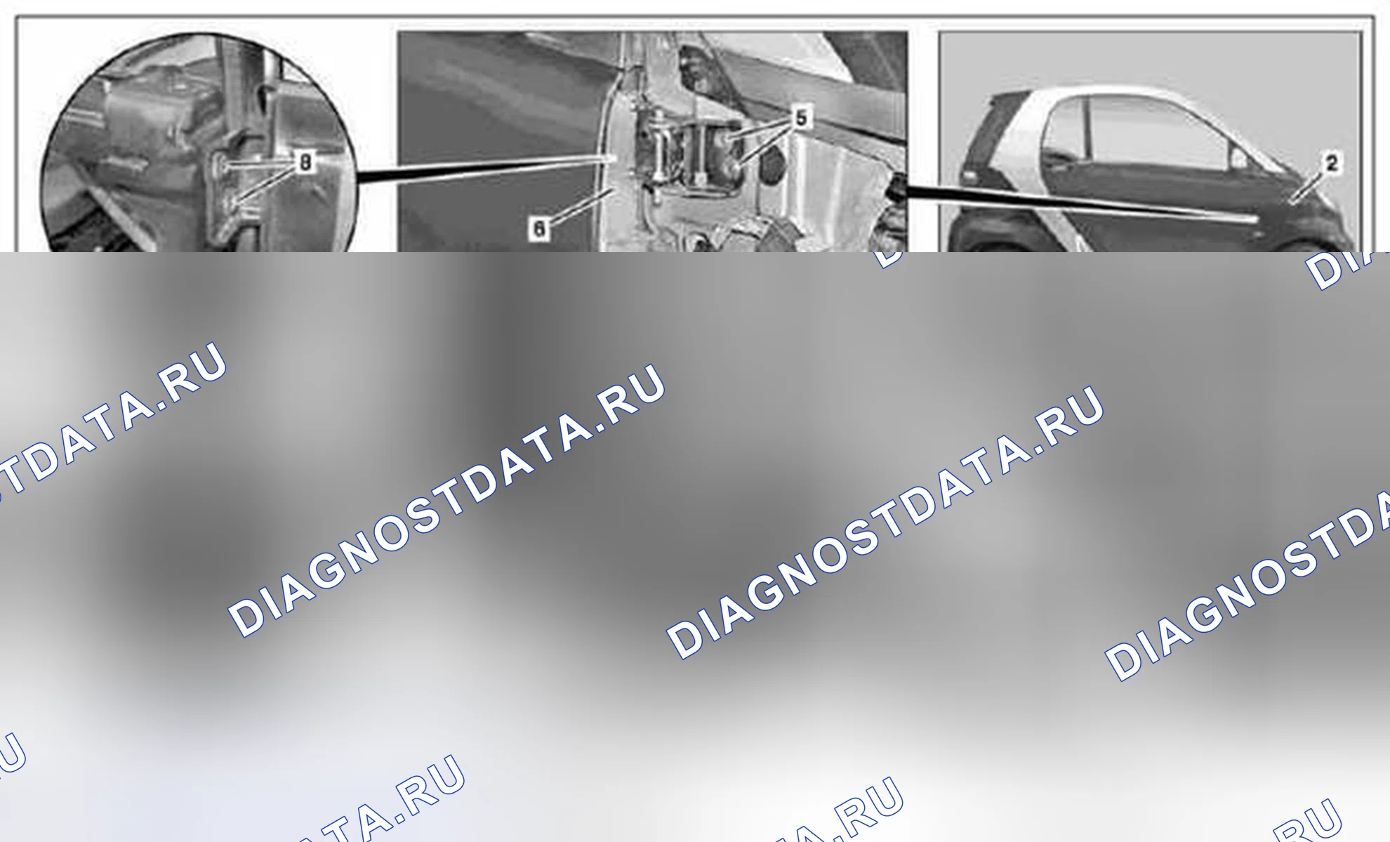 Рис. 778: Регулировка передней двери - AR72.10-P-0550MCC. Kia Soul I