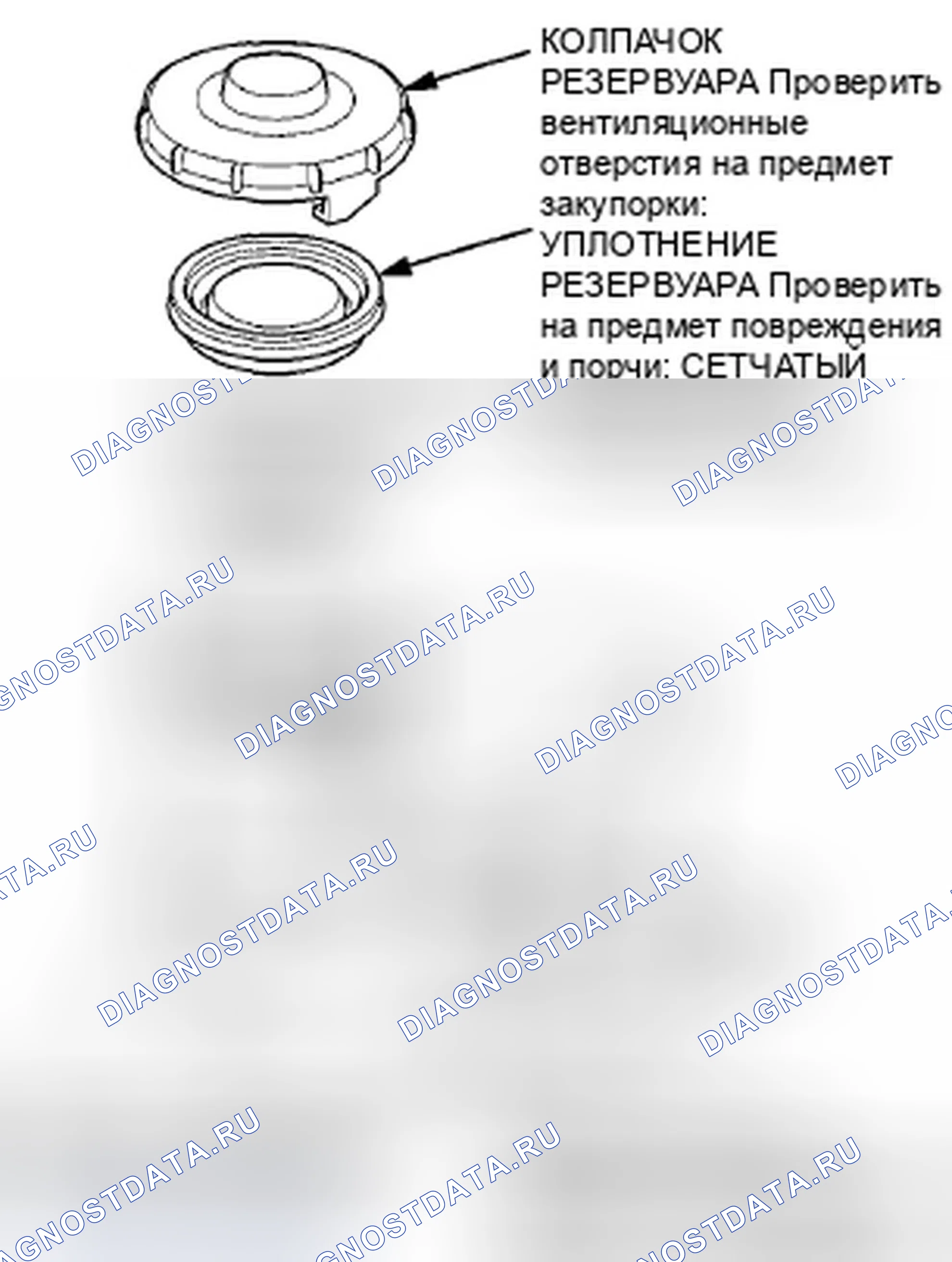 Рис. 116: Проверка главного цилиндра. Honda Accord VIII рестайлинг