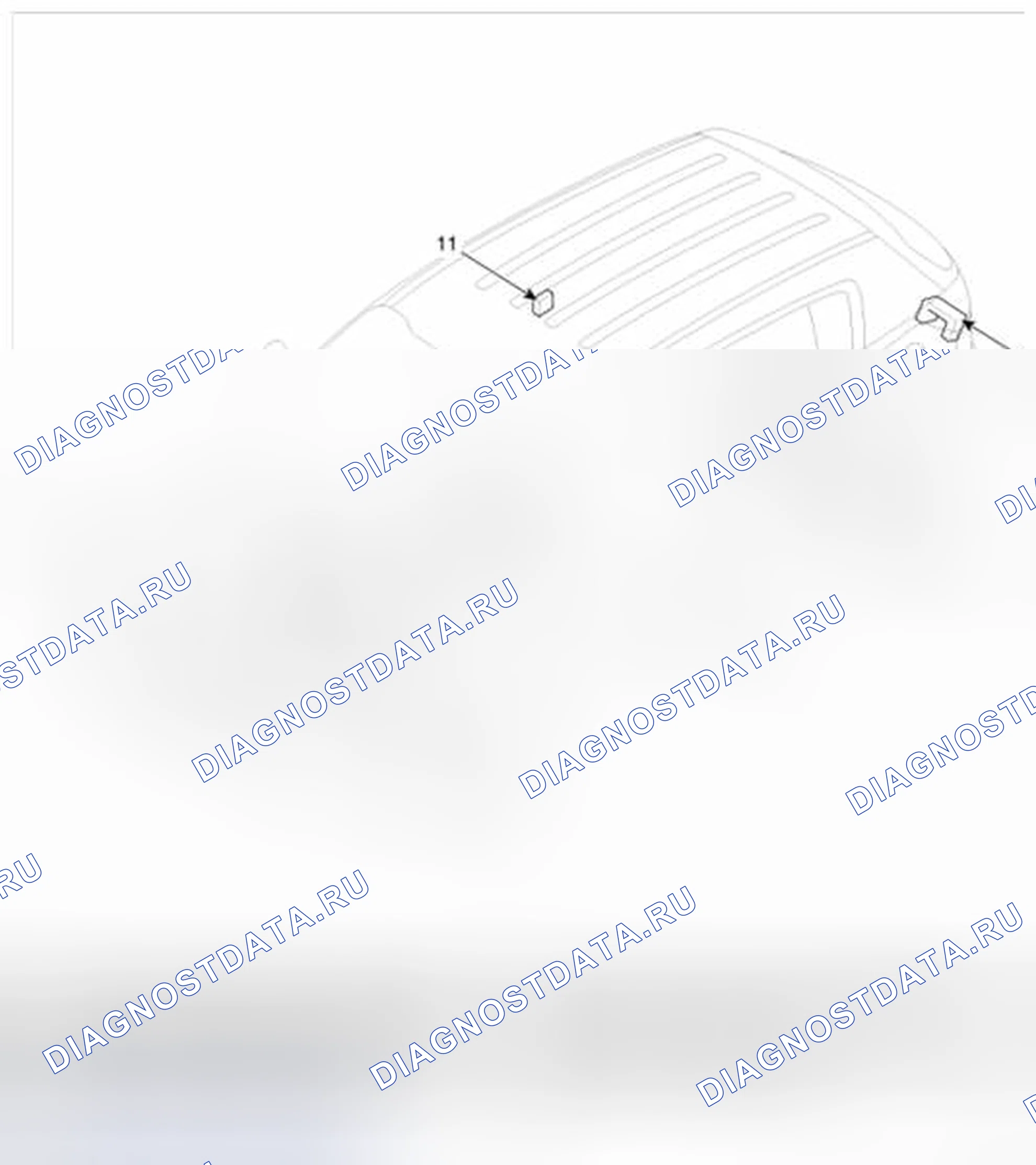Рис. 107: Расположение компонентов. Haval Beast (Shenshou) I