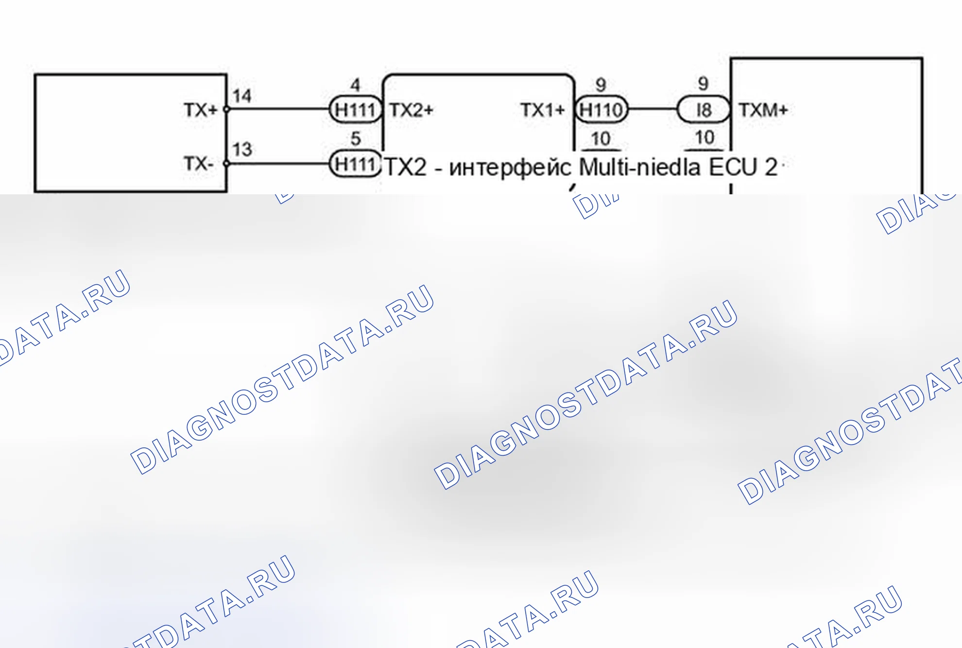 Рис. 134: электросхема. Toyota Sequoia II рестайлинг