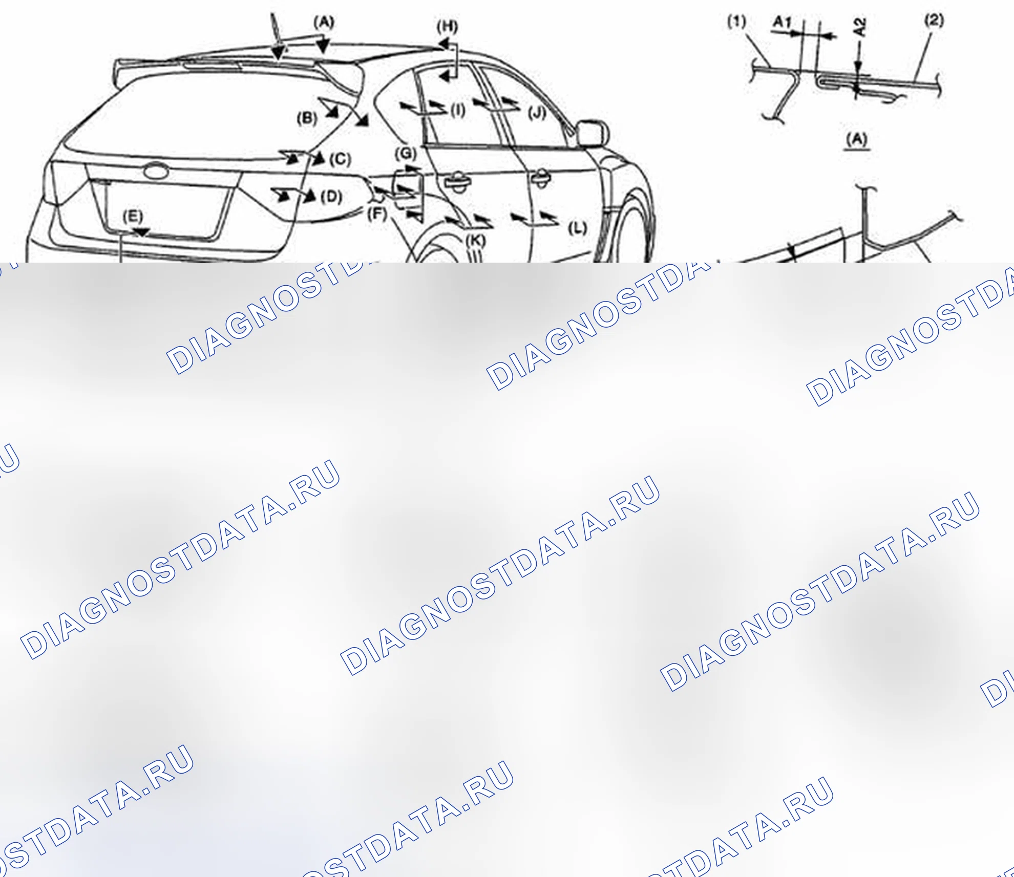 Рис. 10: ЗАДНИЙ. Subaru Impreza GH
