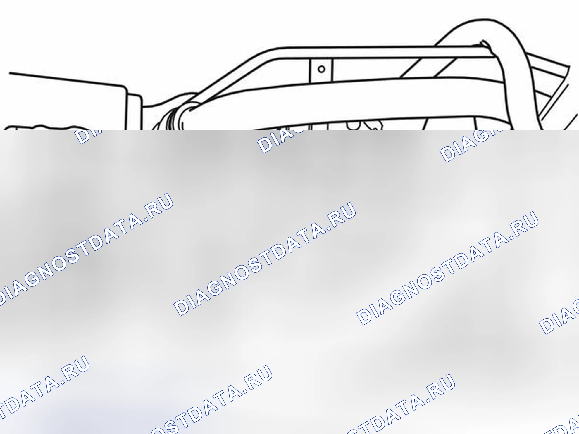 Рис. 24: ДЕМОНТАЖ НАСОСА ДЛЯ ДИАГНОСТИКИ УТЕЧЕК. Volvo V50 I