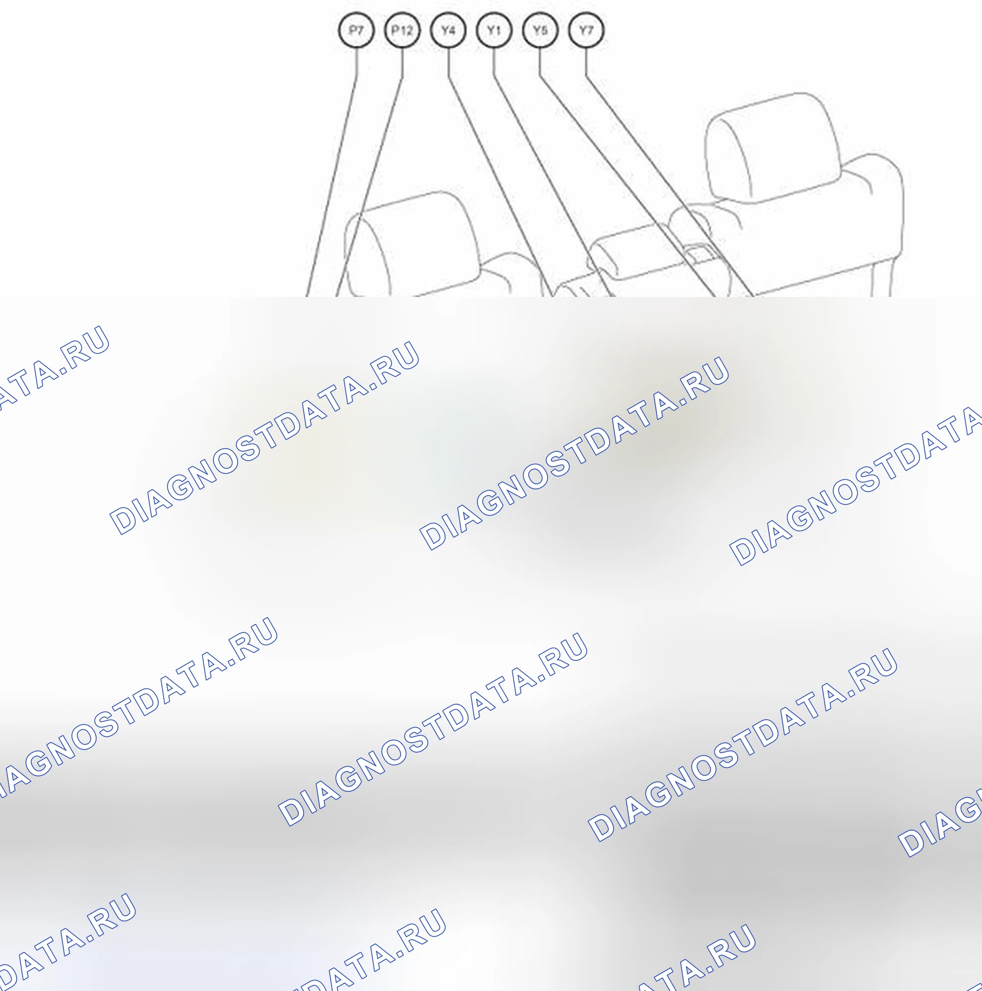 Рис. 221: Место на скамье. Toyota Tundra II