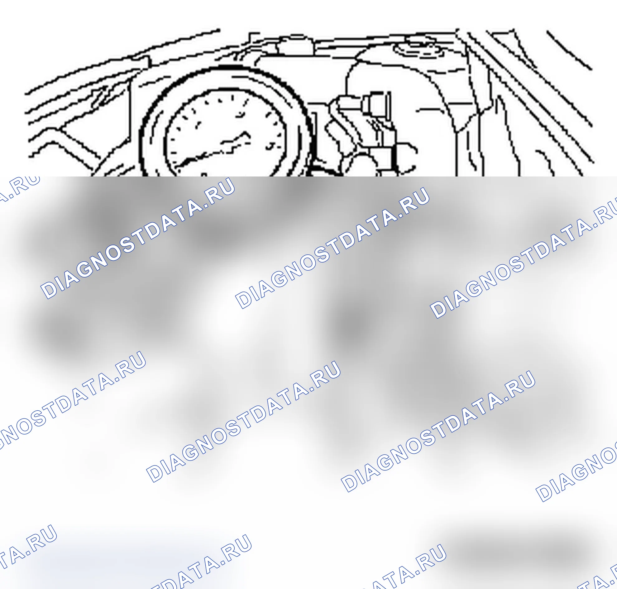 Проверка давления топлива (Z 16 XE, с кондиционером, ЛР). Opel Vectra C