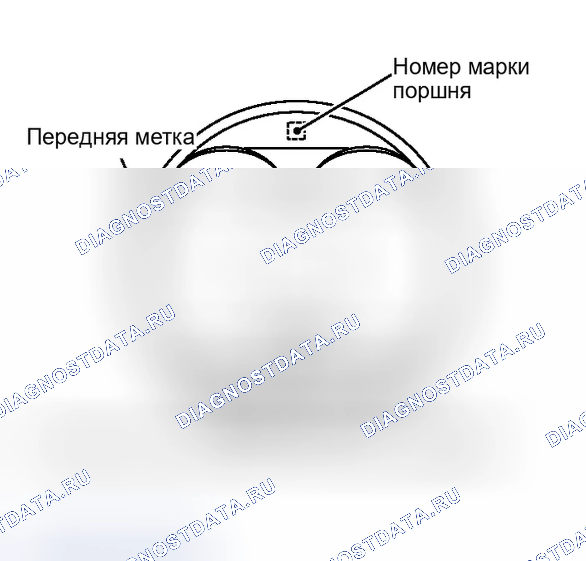 Рис. 1043: При повторном использовании блока цилиндров. Infiniti G35 III