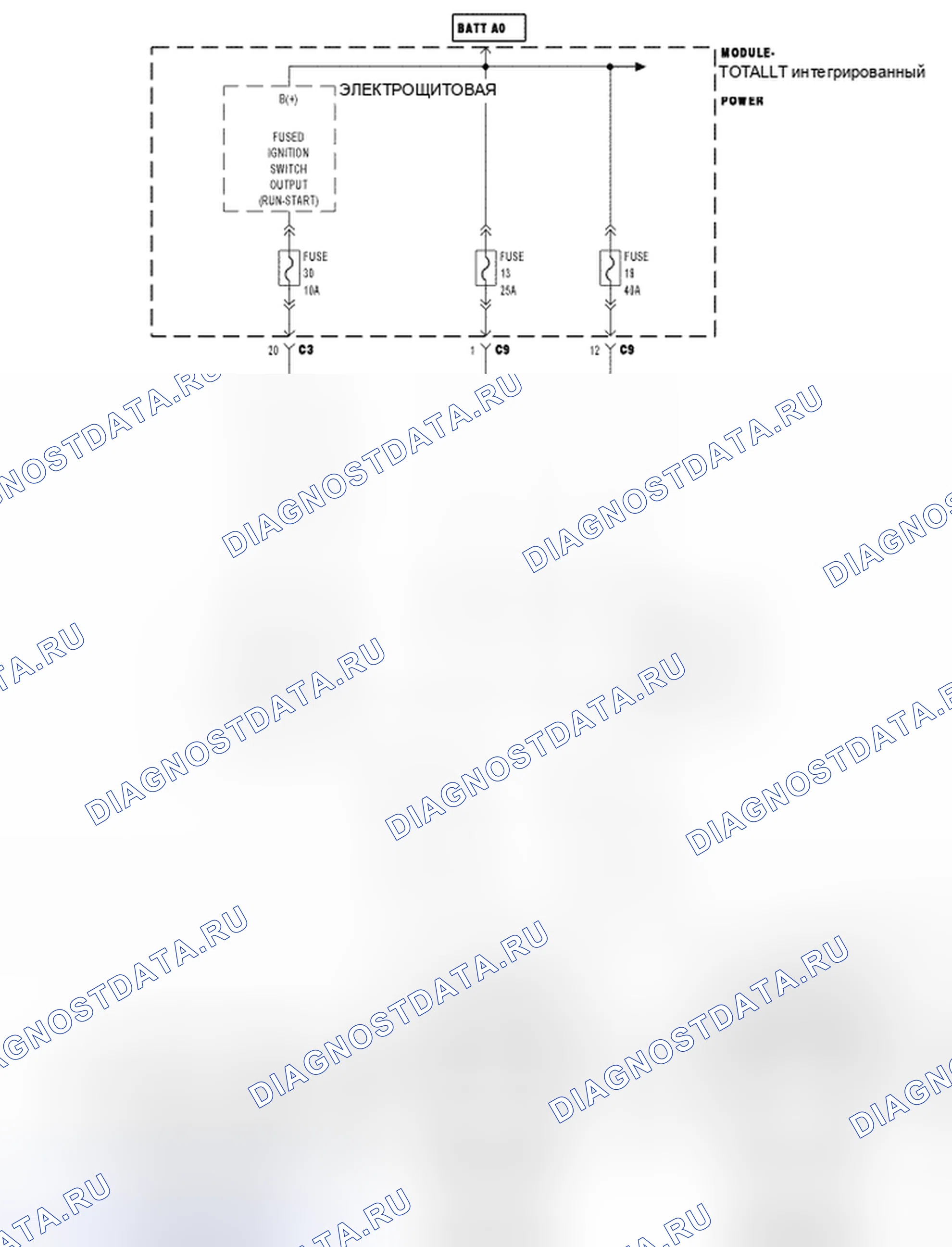 Рис. 20: Принципиальная схема. Dodge Cab & Chassis R3500 HD transition
