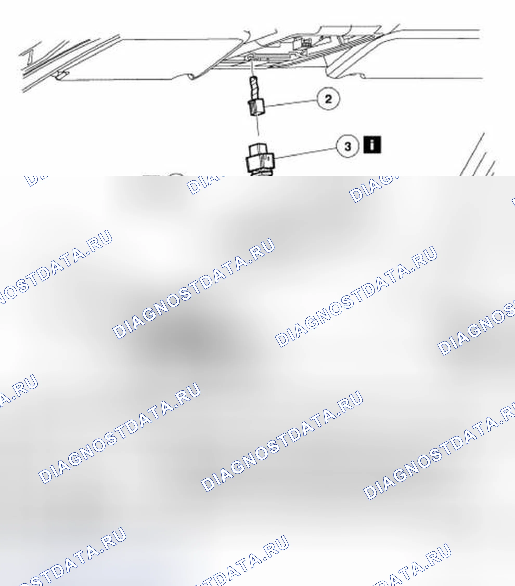 Рис. 208: Переключатель помощи при парковке. Hyundai ix25 II