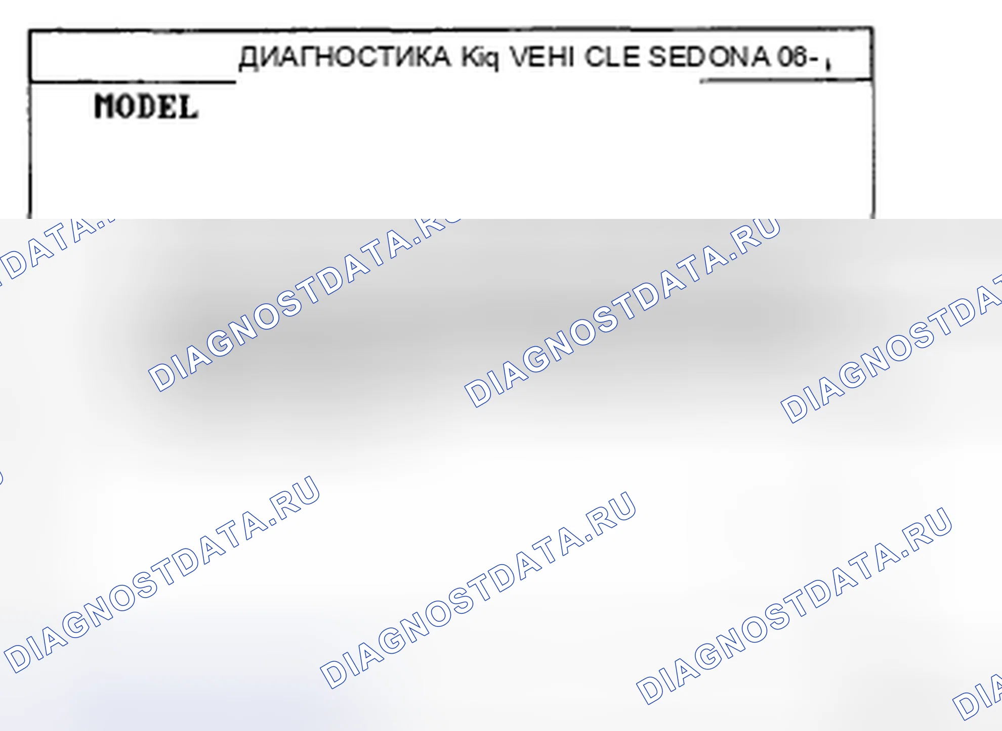 Рис. 2: ПРОВЕРКА переключателей рулевого колонки. Kia Sedona II