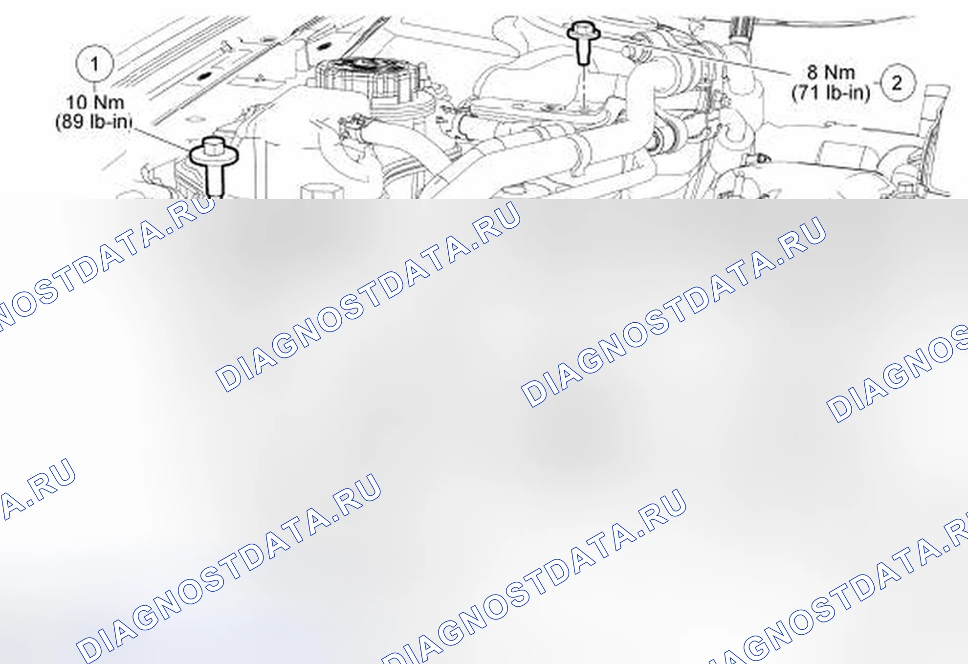 Рис. 261: Крышка клапана - правая (вид 1 из 3). Hyundai Lafesta I