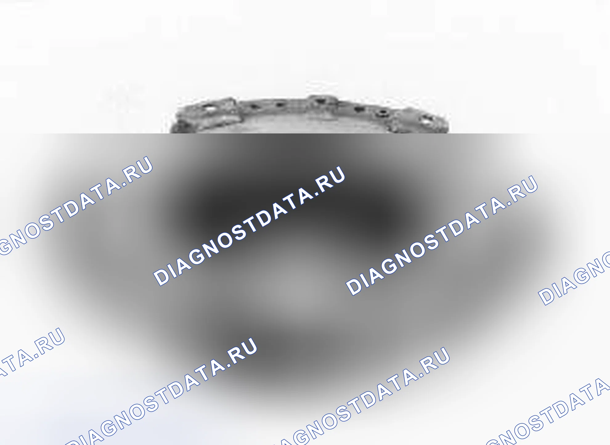 Рис. 1845: Проверка нажимной пластины и маховика. Volvo C70 I
